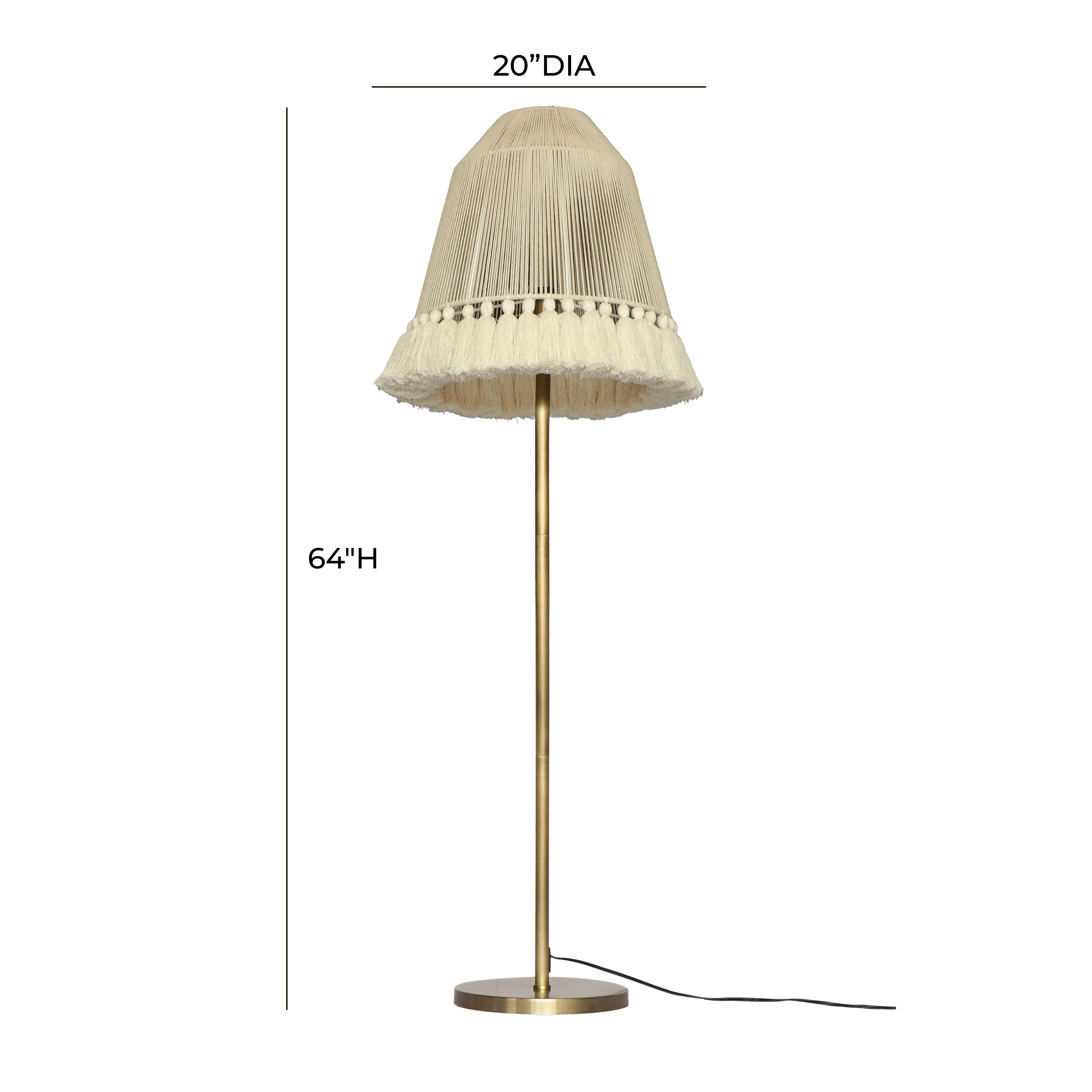 June White Floor Lamp - Image 7