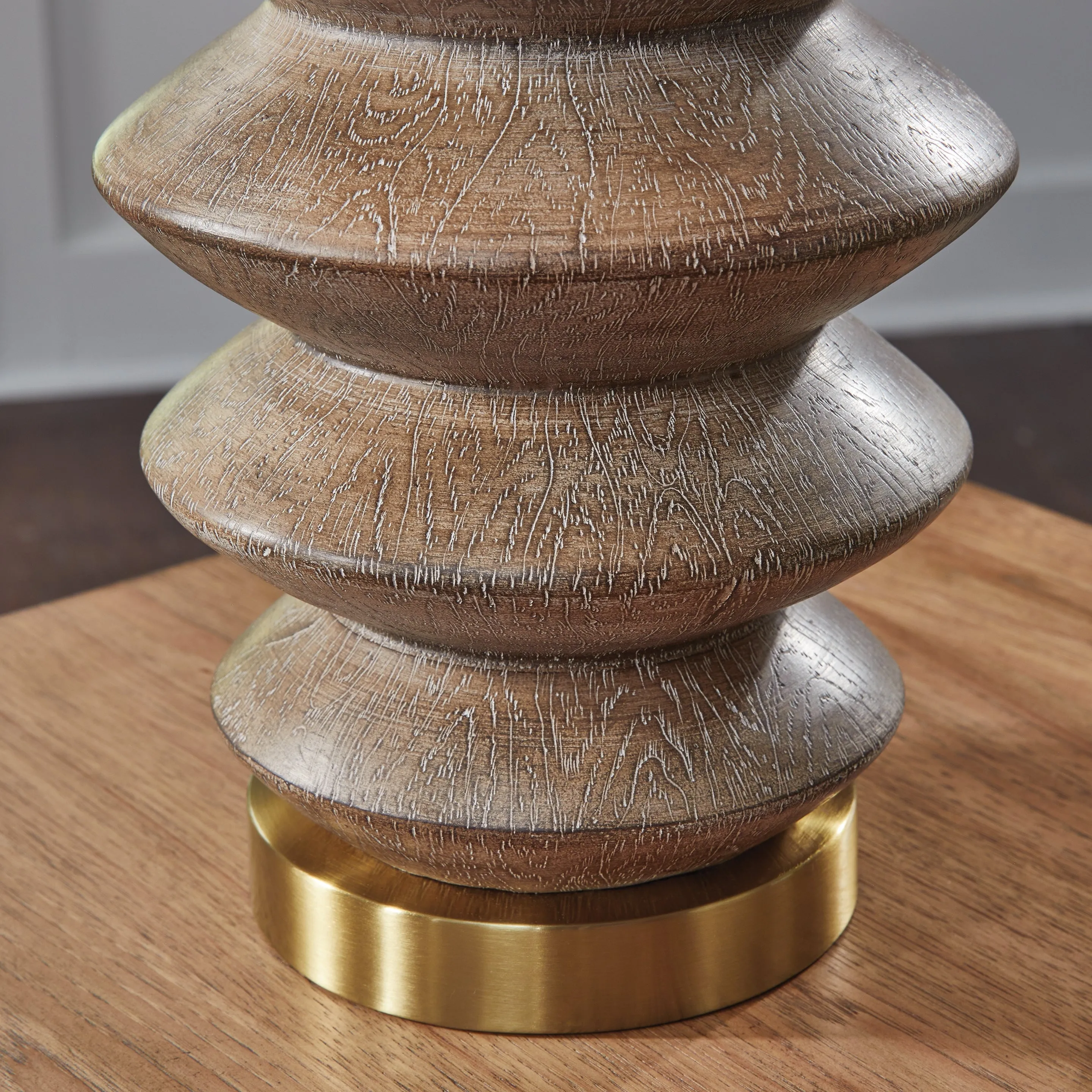 Jyllyard Brown/Gold Finish Table Lamp - Image 3