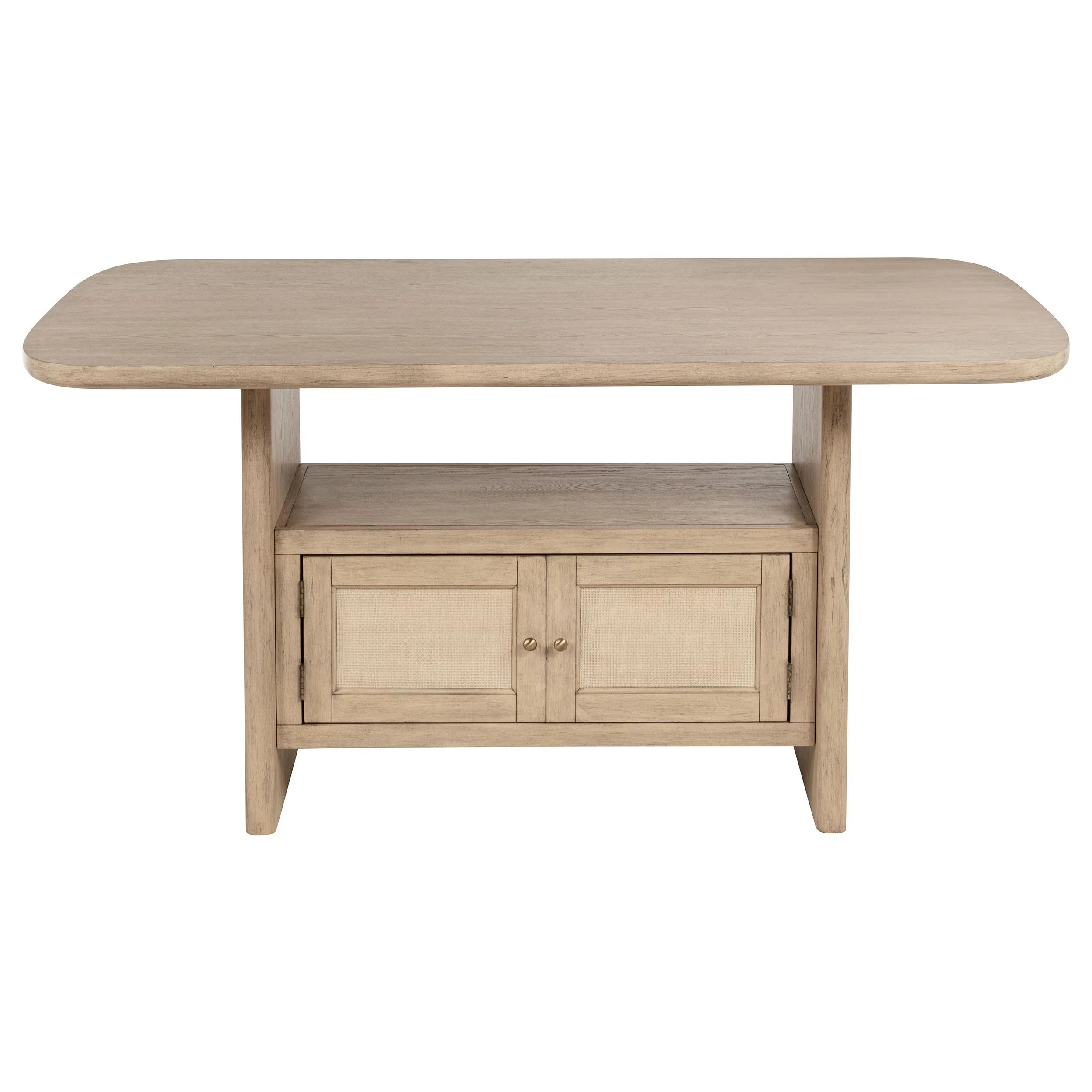 Kailani 7-piece Wood Counter Height Dining Set Beige Oak - Image 3