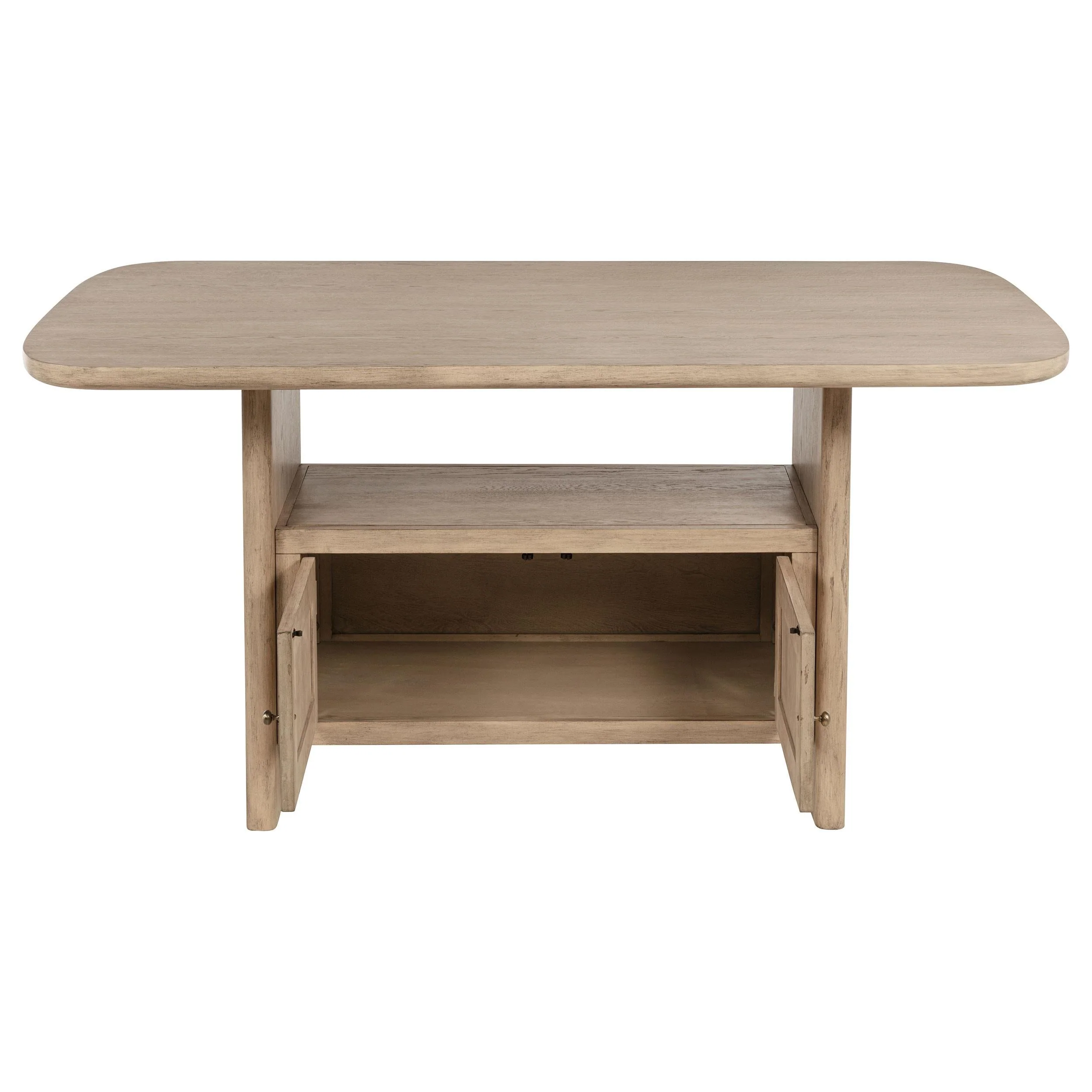 Kailani 7-piece Wood Counter Height Dining Set Beige Oak - Image 4