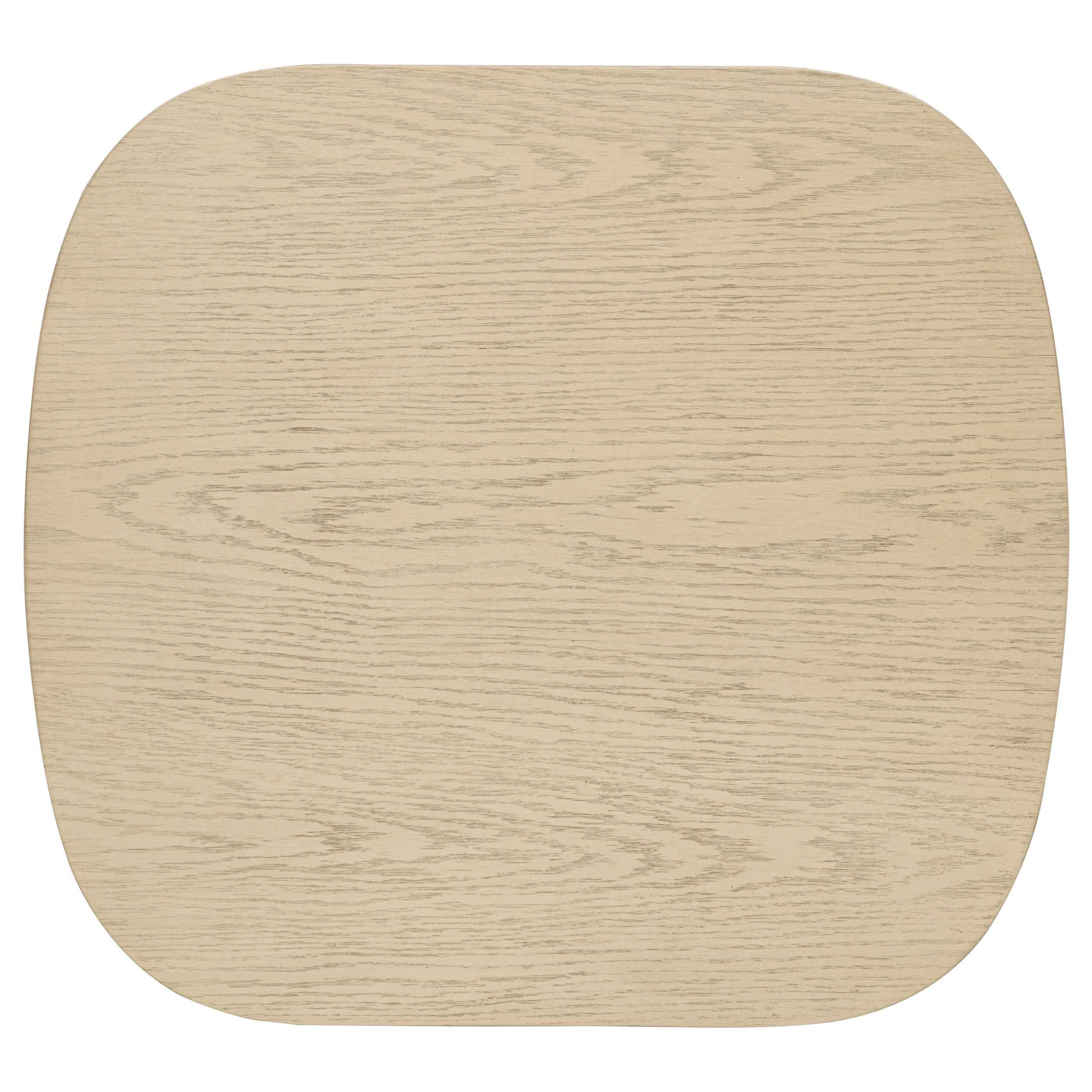 Kailani Beige Oak Coastal Square End Side Table with Shelf - Image 6
