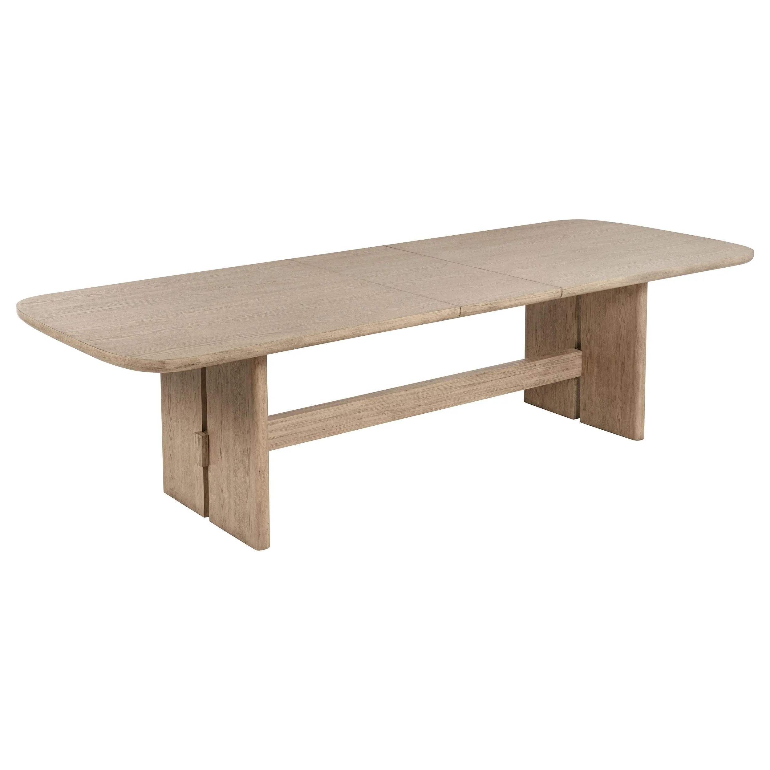 Kailani Beige Oak Rectangular Wood Dining Table - Image 3