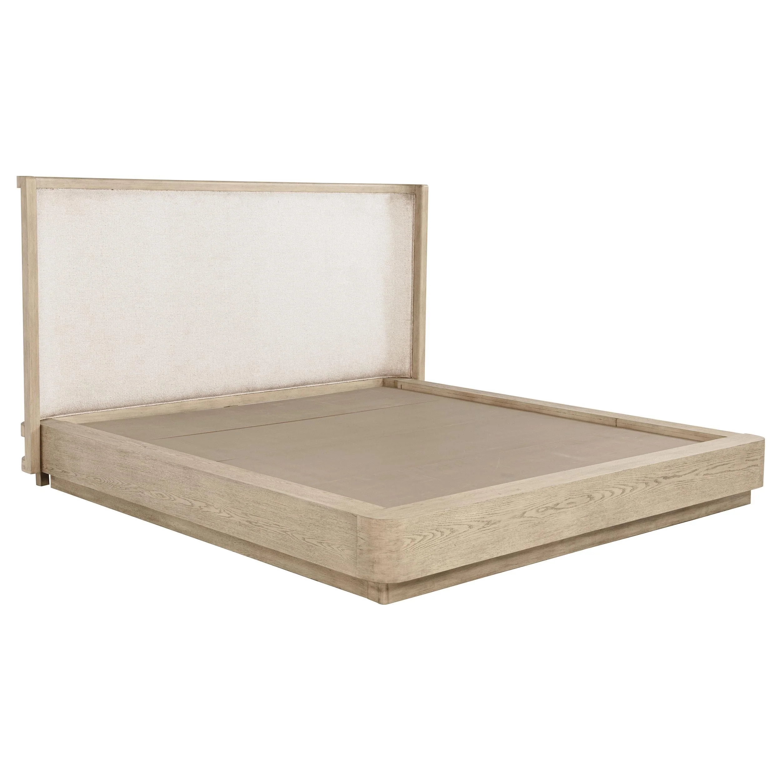 Kailani Beige Oak Wingback California King Platform Bed - Image 3