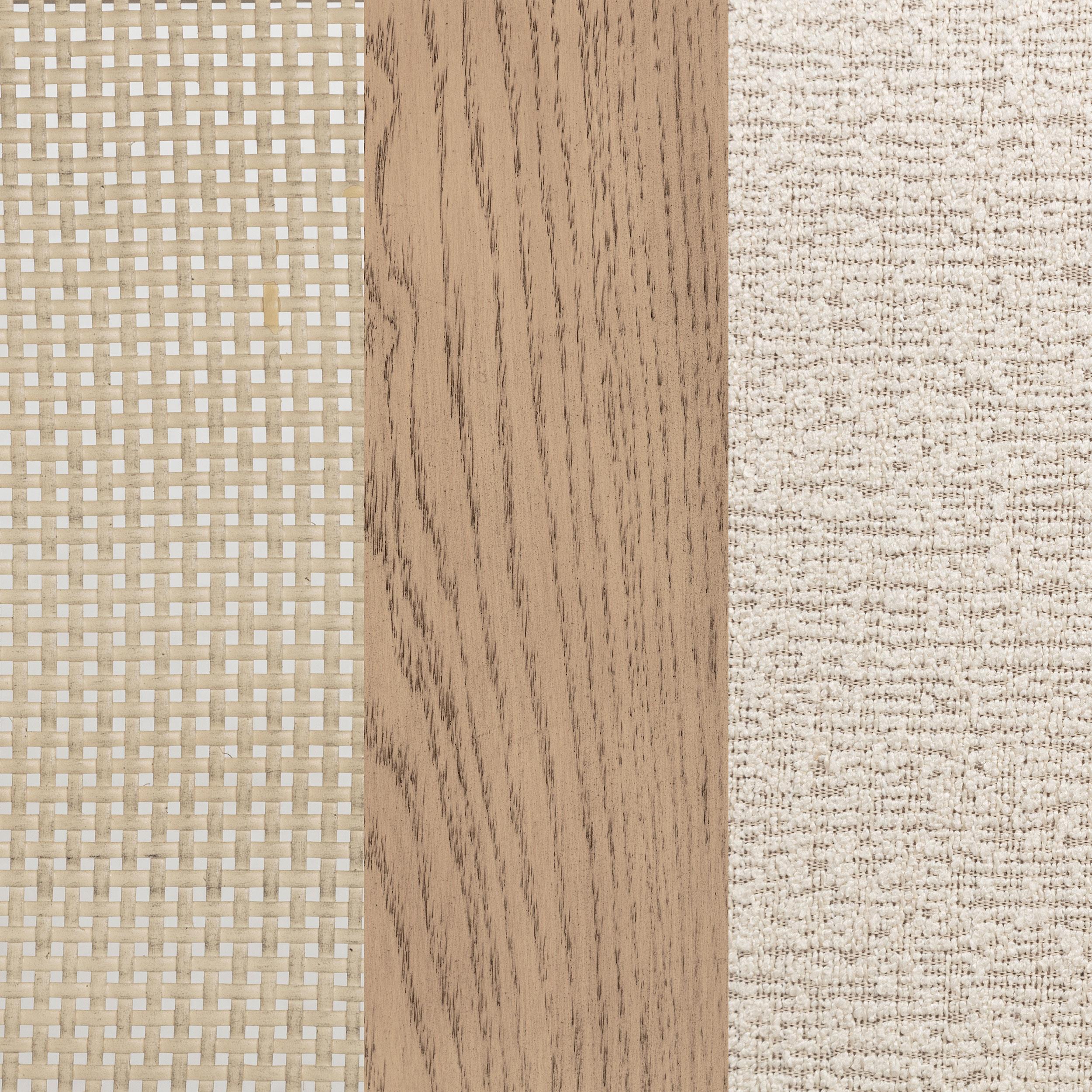 Kailani Radio Weave Cane Dining Side Chair Beige Oak, Set of 2 - Image 11