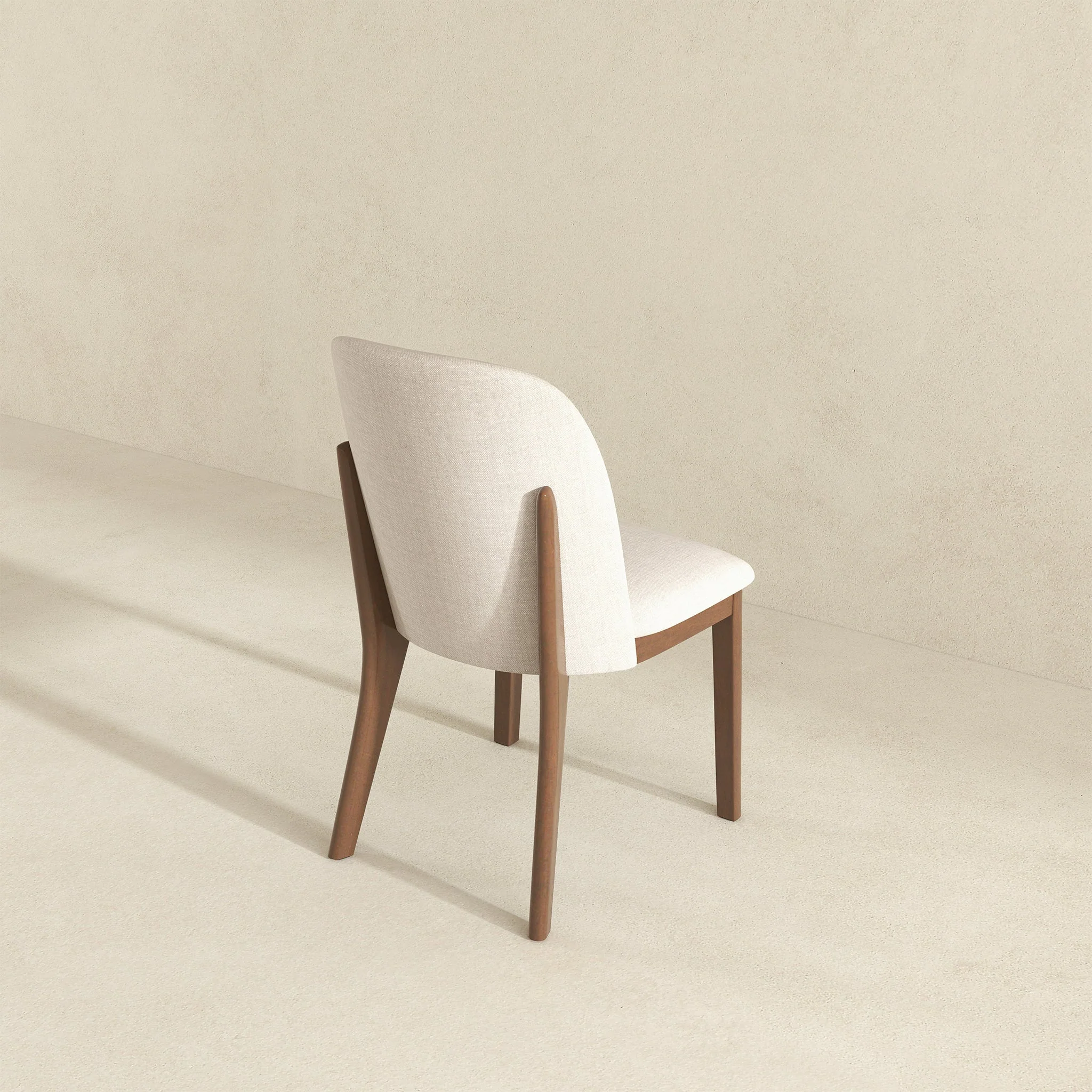 Kaitlyn Beige Fabric Dining Chair (Set Of 2) - Image 6