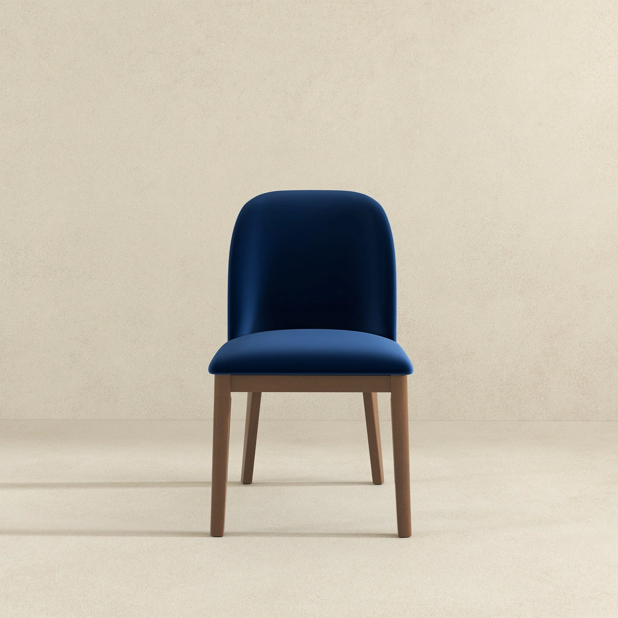 Kaitlyn  Navy Blue Velvet Dining Chair (Set Of 2) - Image 3
