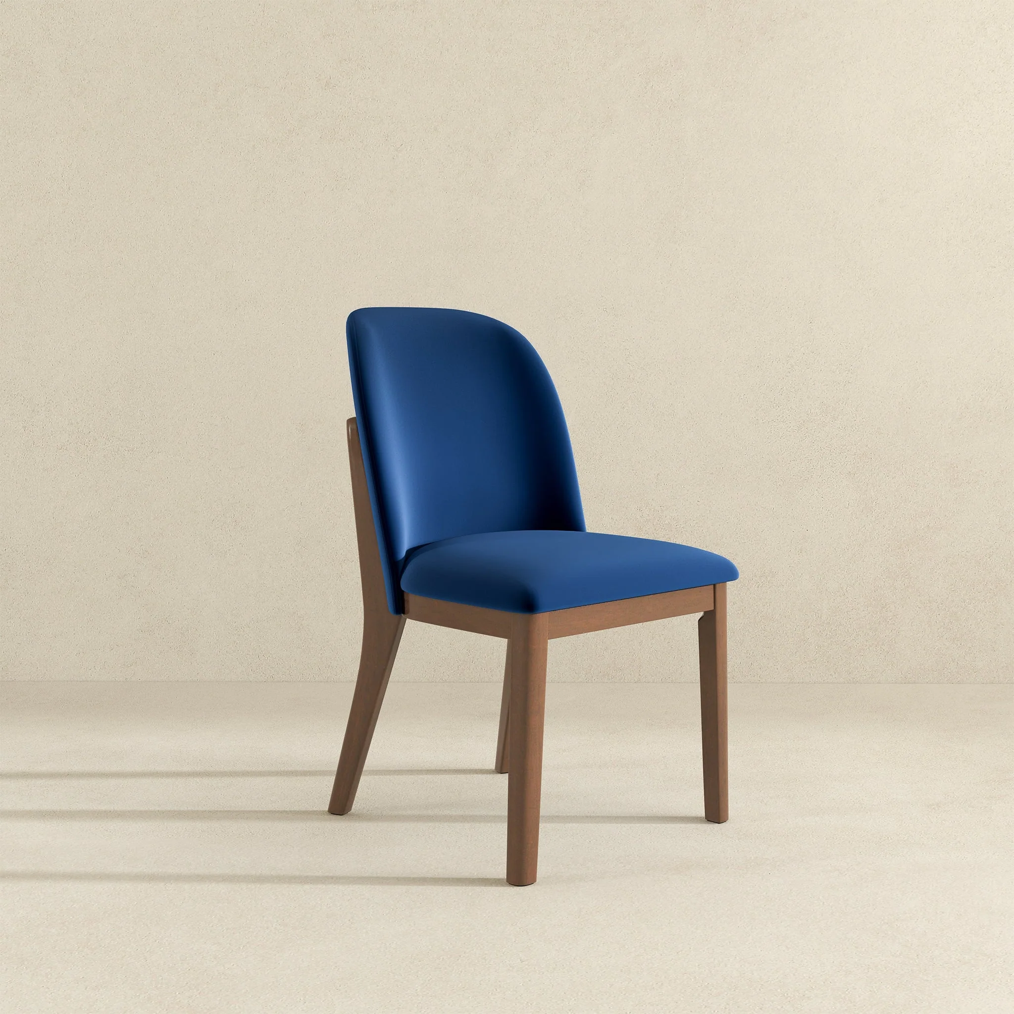 Kaitlyn  Navy Blue Velvet Dining Chair (Set Of 2) - Image 4