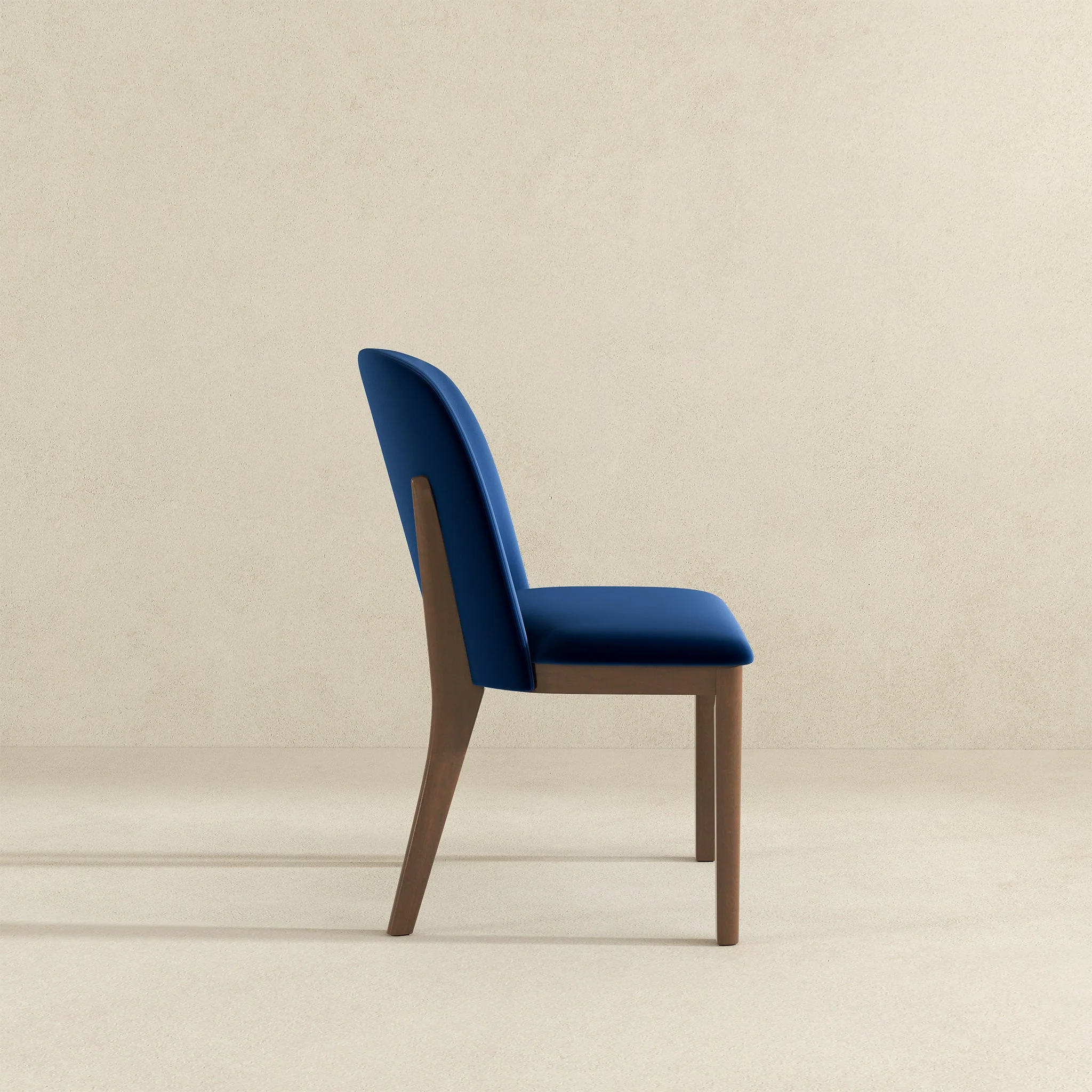 Kaitlyn  Navy Blue Velvet Dining Chair (Set Of 2) - Image 5