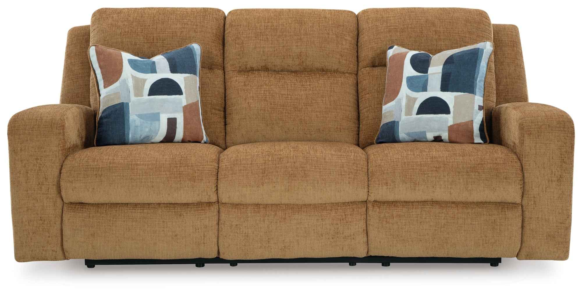 Kanlow Honey Reclining Sofa and Loveseat - Image 2