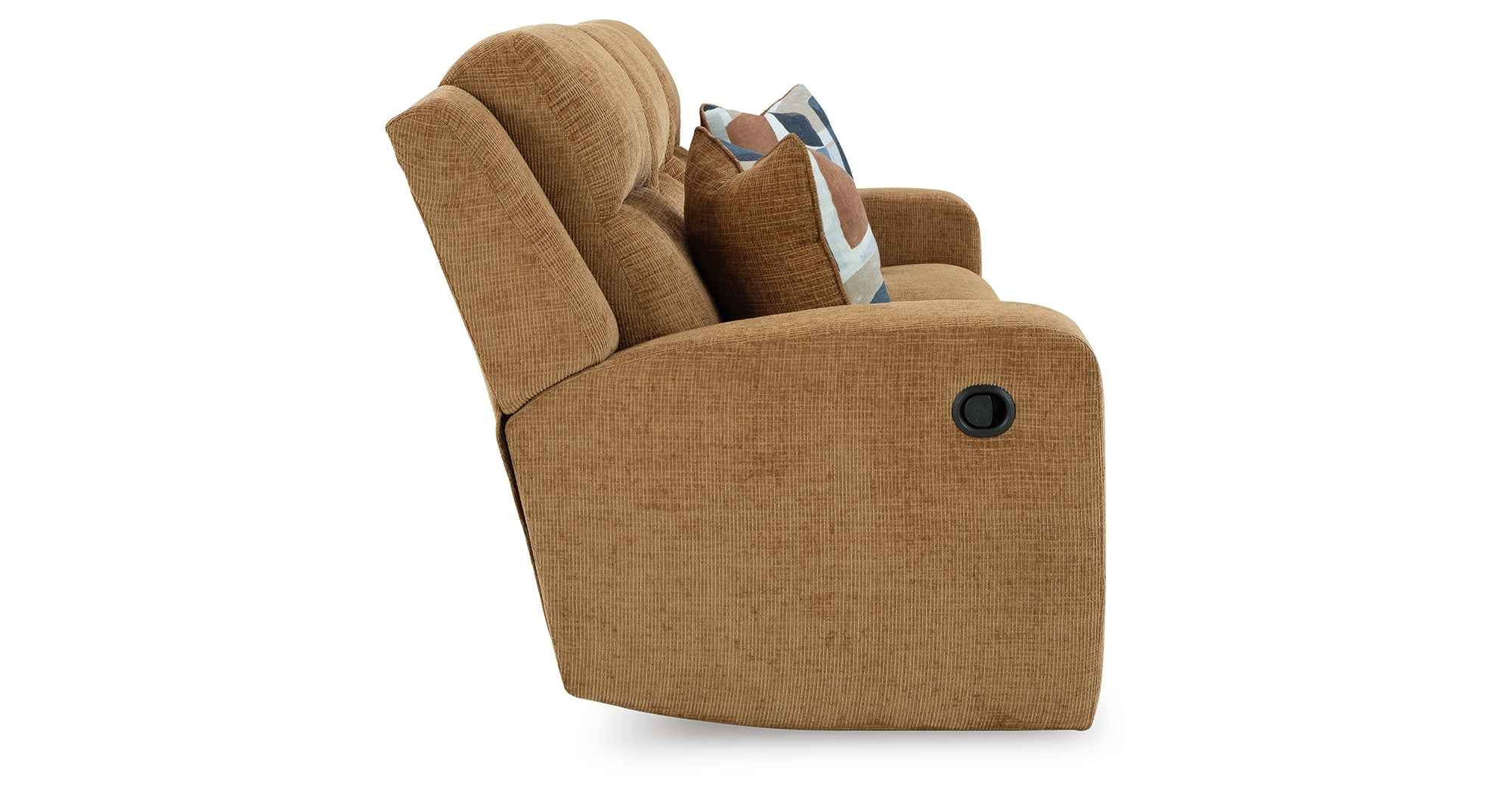 Kanlow Honey Reclining Sofa and Loveseat - Image 4