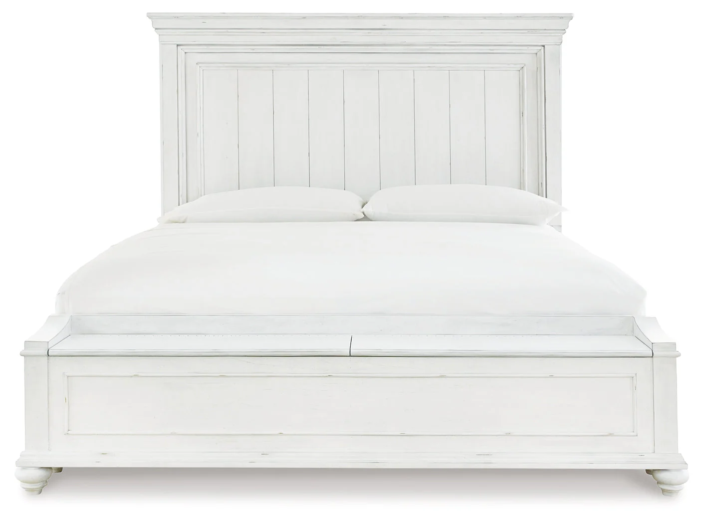 Kanwyn Whitewash Storage Panel Bedroom Set - Image 35
