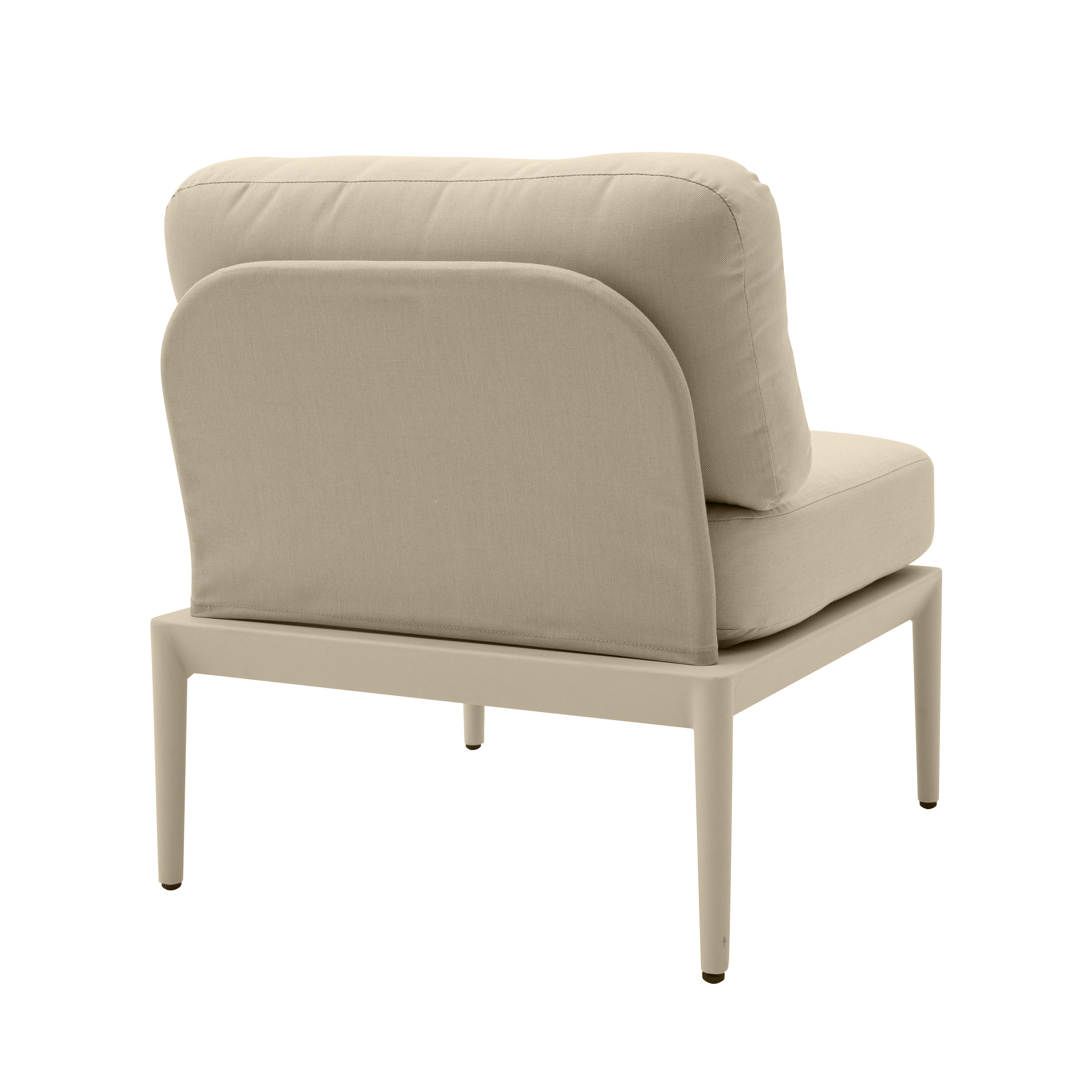 Kapri Modular Outdoor Armless Chair - Image 4