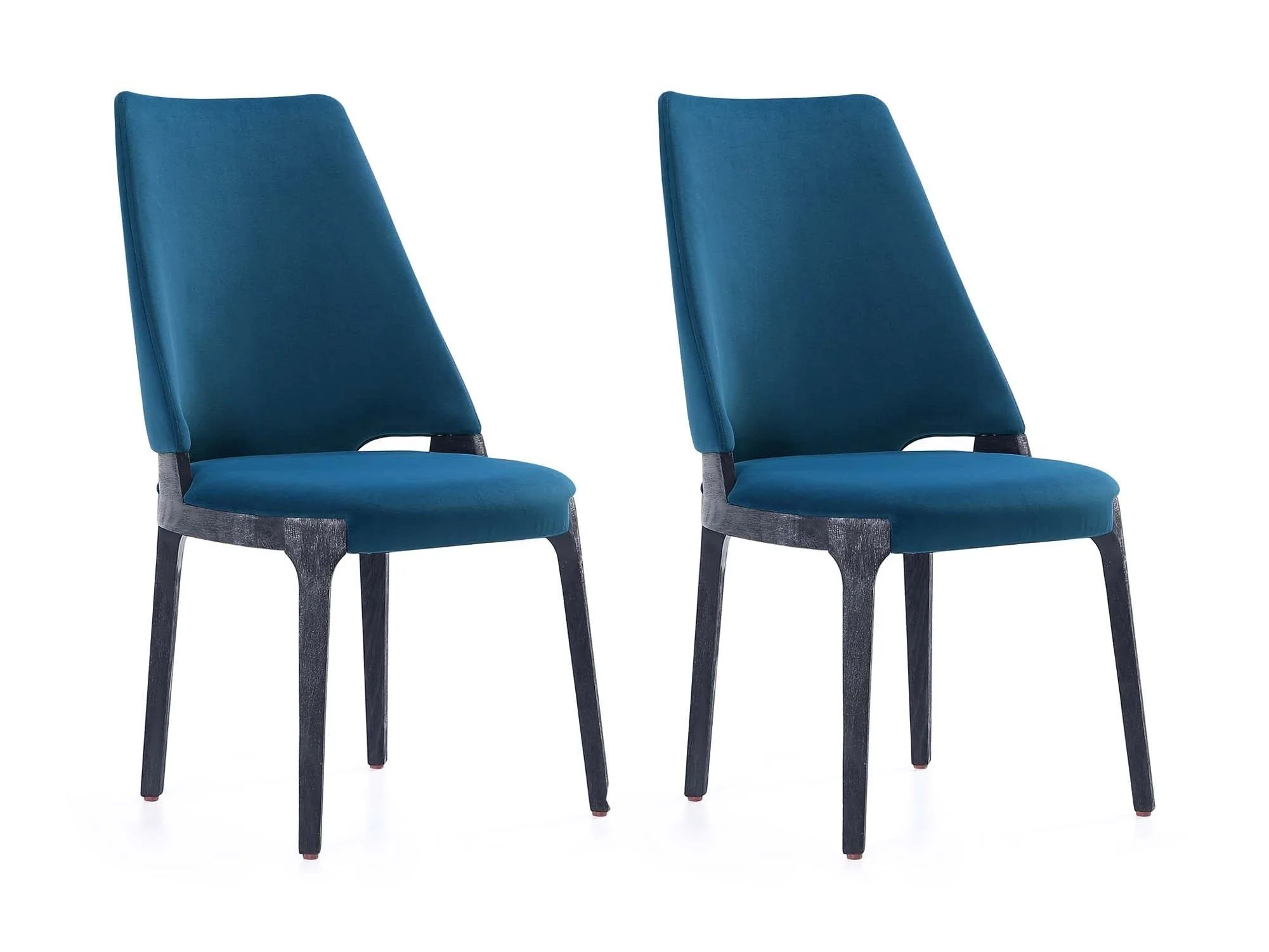 Kara Dining Side Chair in Blue (set of 2)