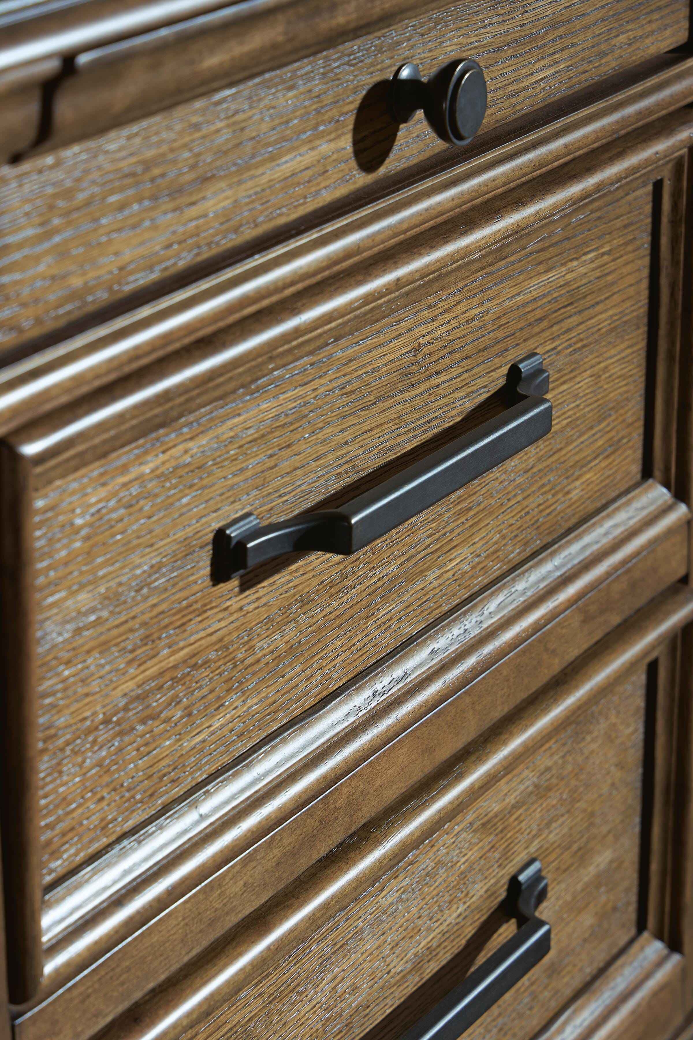 Karallin Medium Brown Dresser - Image 6