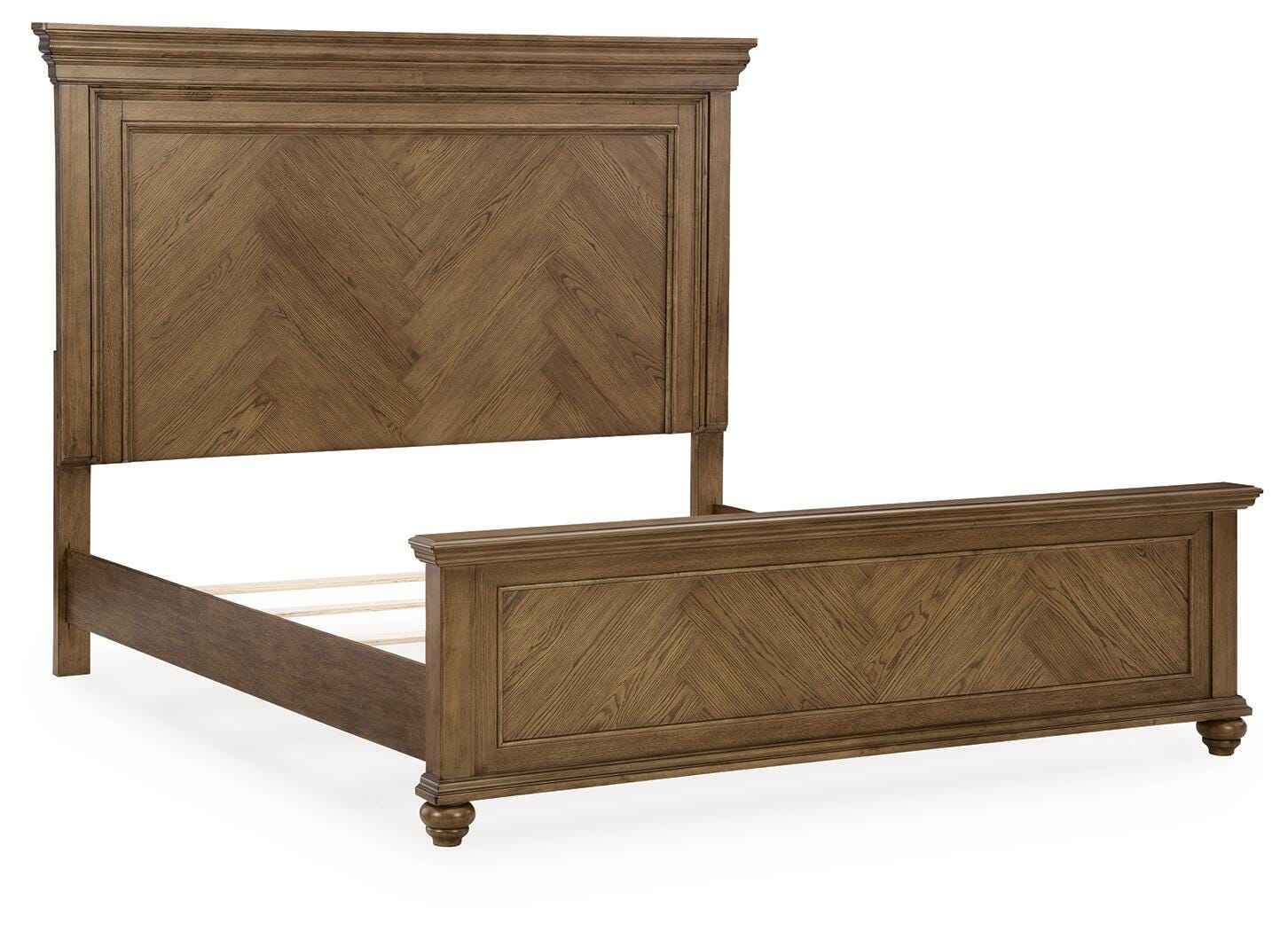 Karallin Medium Brown King Panel Bed - Image 4