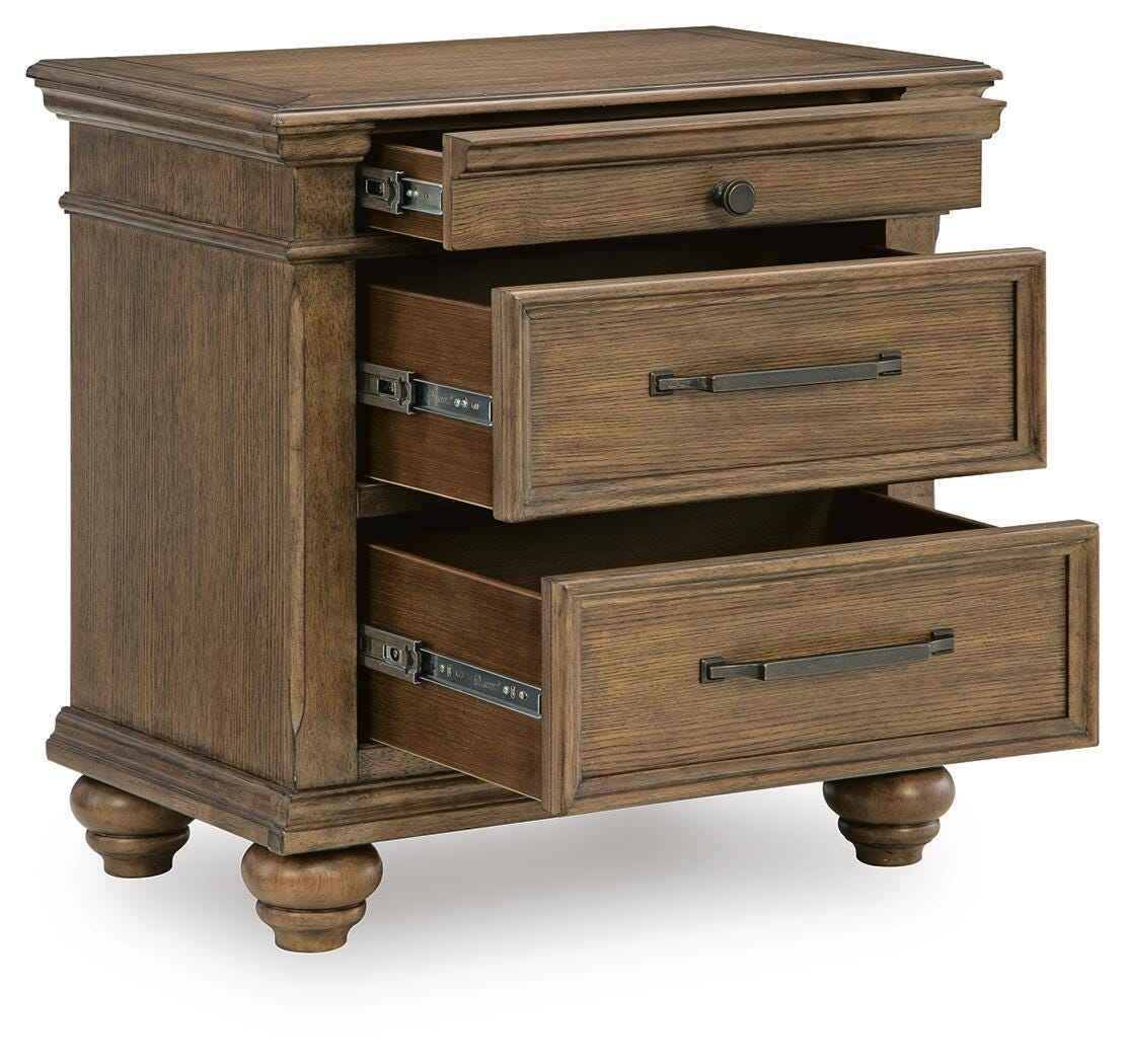 Karallin Medium Brown Nightstand - Image 3