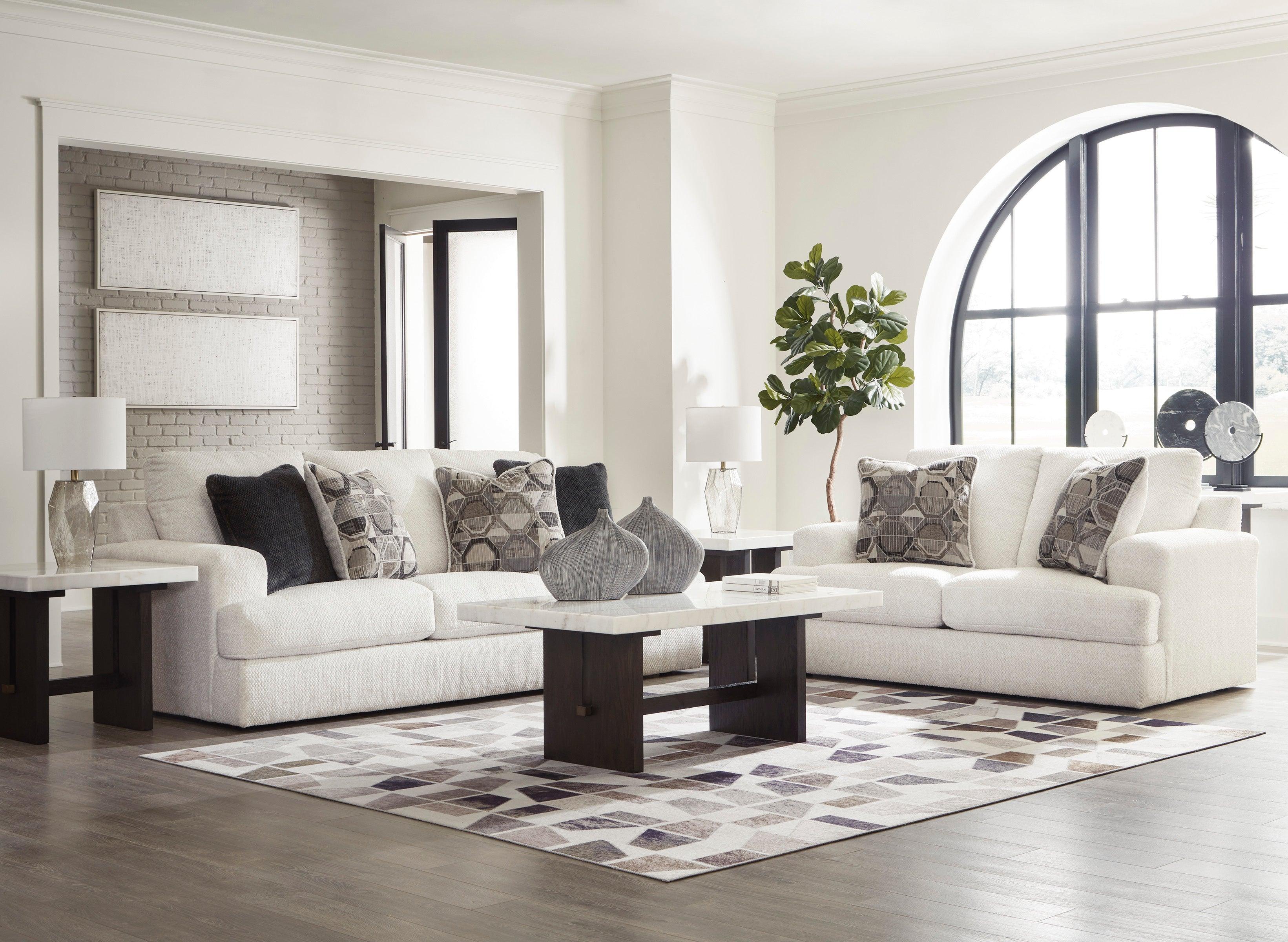 Karinne Linen Living Room Set - Image 4