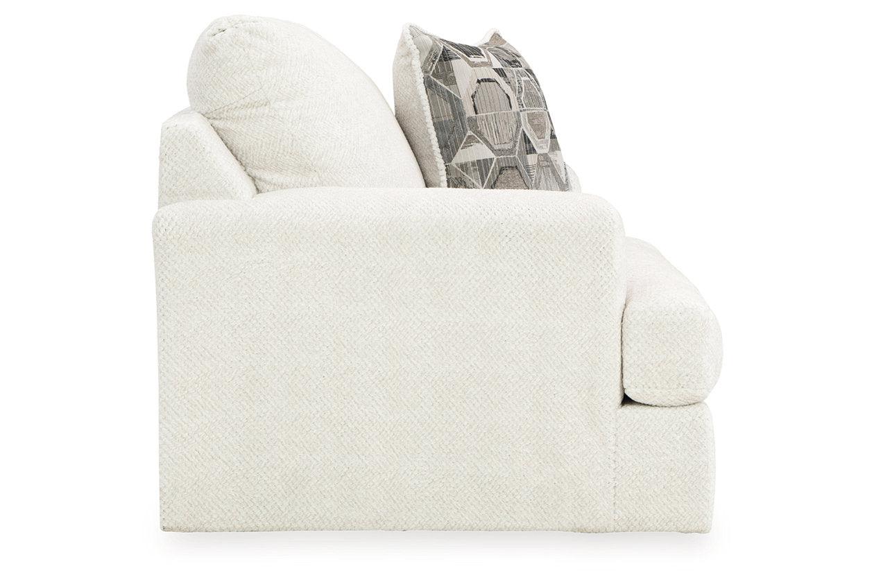 Karinne Linen Loveseat and Chair - Image 8