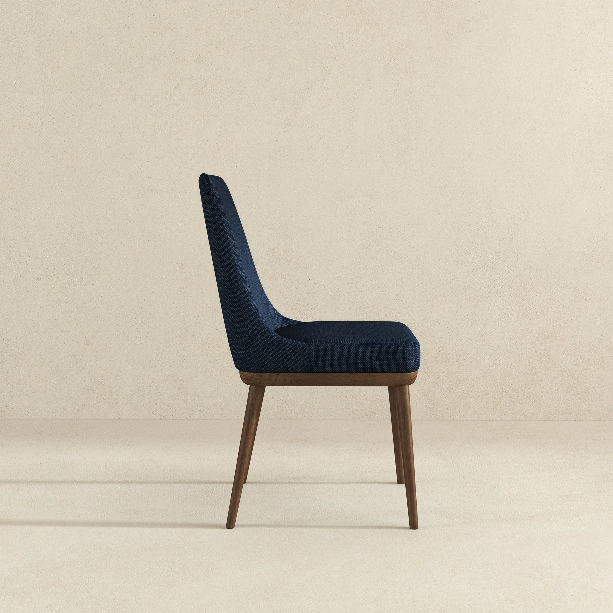 Kate Dark Blue Fabric Dining Chair (Set Of 2) - Image 6