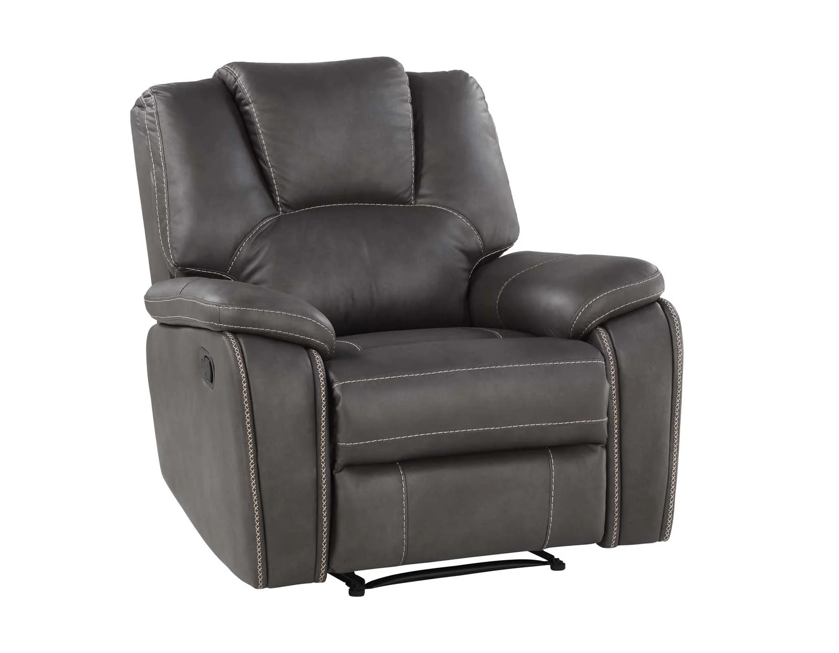 Katrine Charcoal 3-Piece Manual Reclining Set - Image 4