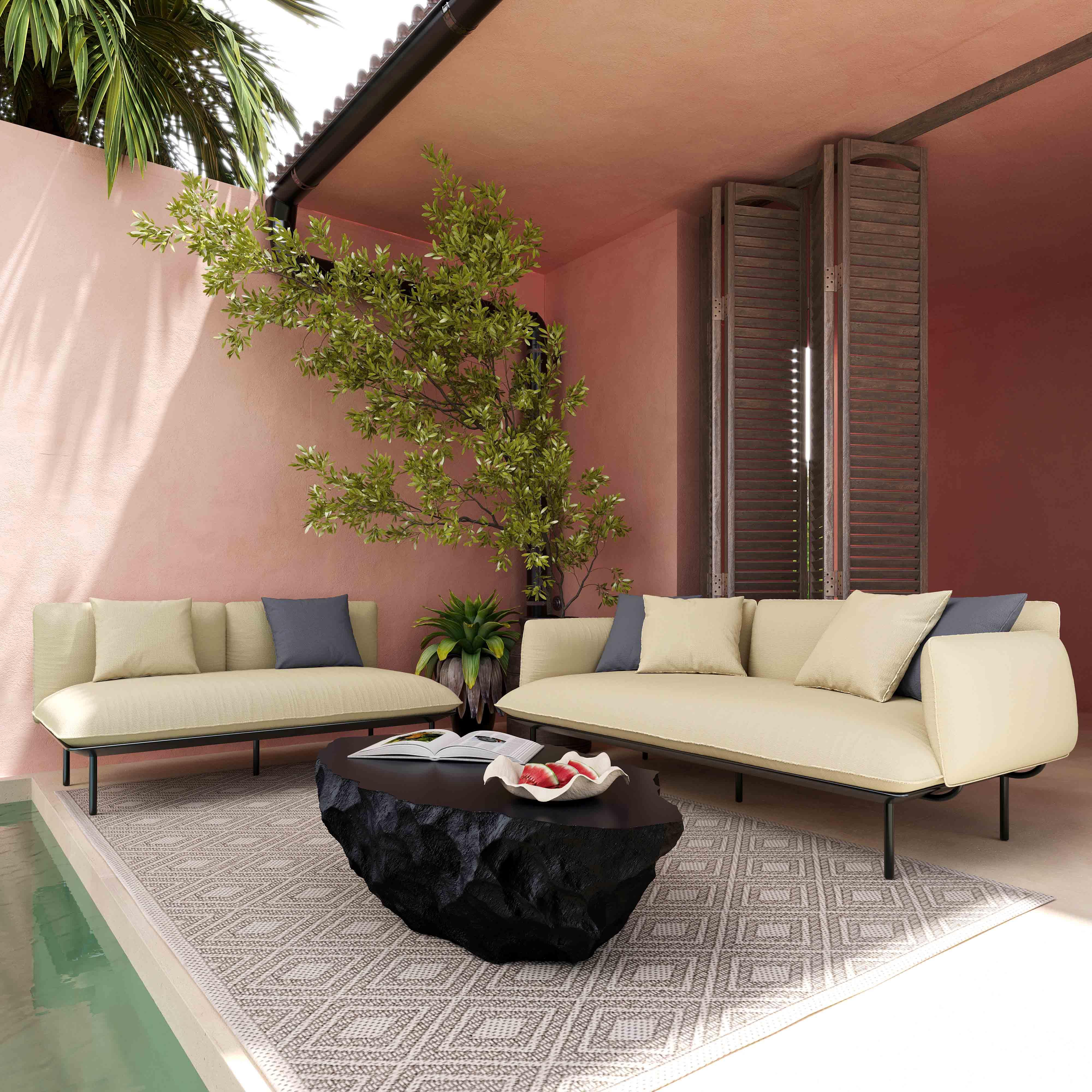 Katti Outdoor Loveseat - Image 2