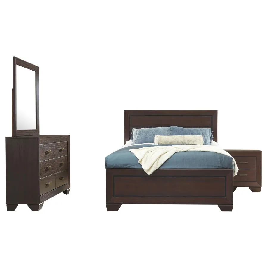 Kauffman 4-Piece Queen Bedroom Set with High Straight Headboard - Image 2