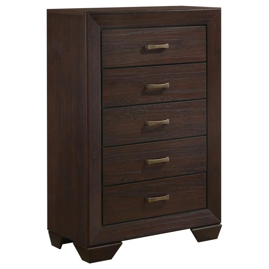 Kauffman 5-Piece Eastern King Bedroom Set with High Straight Headboard - Image 11