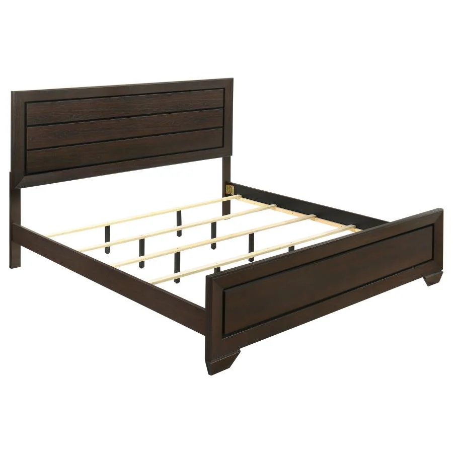 Kauffman 5-Piece Eastern King Bedroom Set with High Straight Headboard - Image 3