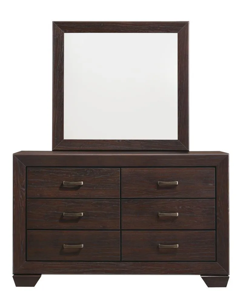 Kauffman Dark Cocoa 6-Drawer Dresser - Image 10