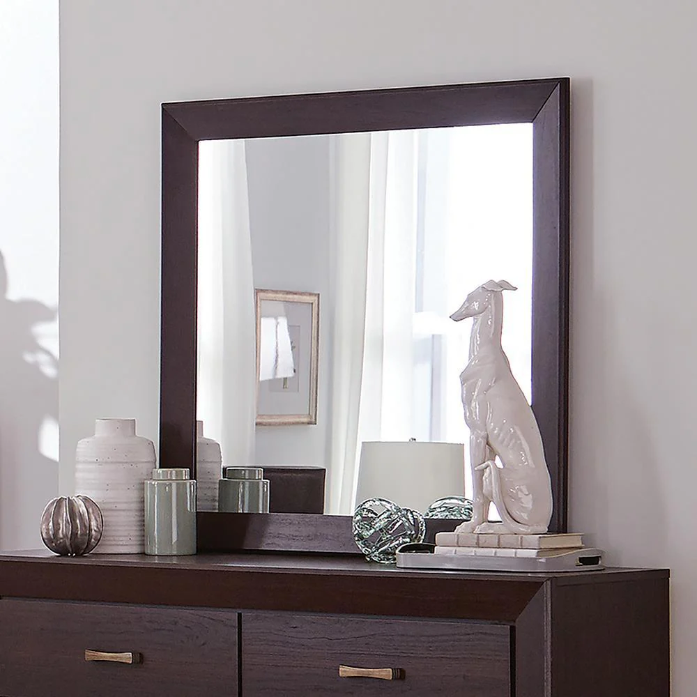 Kauffman Dark Cocoa Rectangular Mirror - Image 2