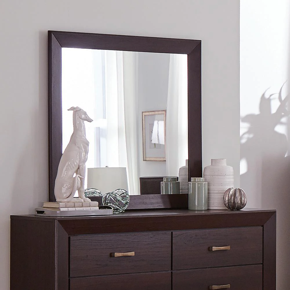 Kauffman Dark Cocoa Rectangular Mirror - Image 3