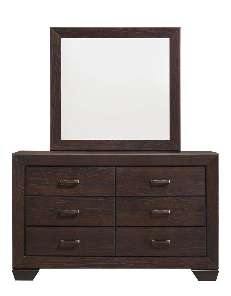 Kauffman Dark Cocoa Rectangular Mirror - Image 5