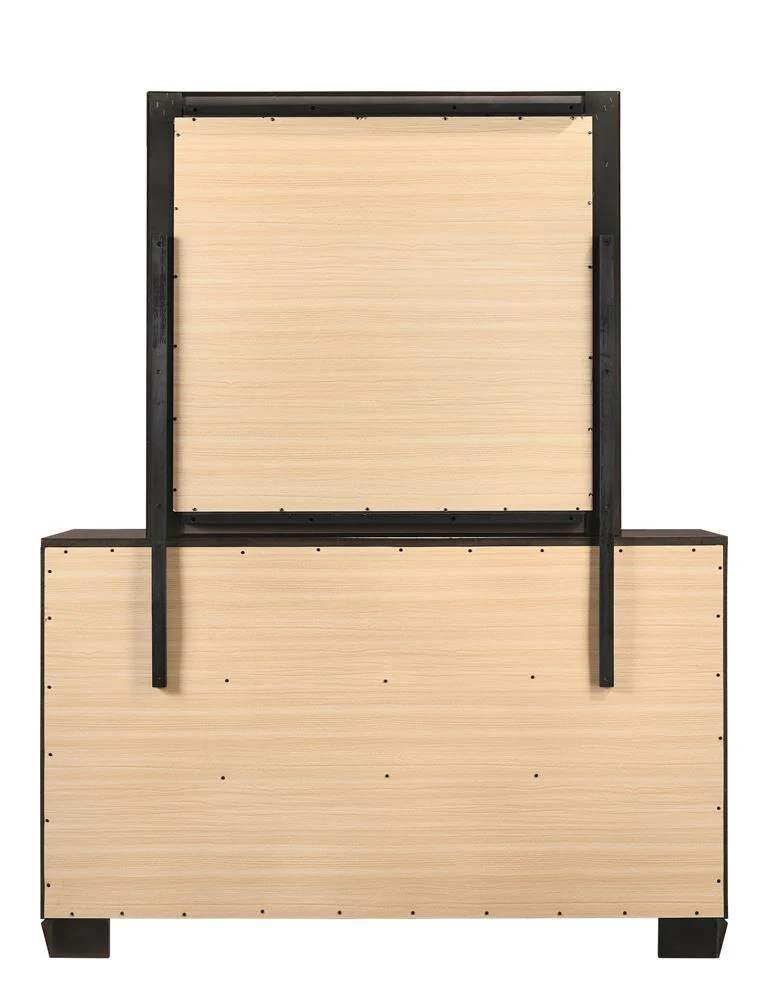 Kauffman Dark Cocoa Rectangular Mirror - Image 7