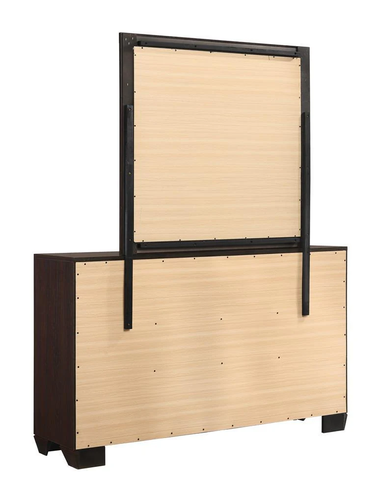Kauffman Dark Cocoa Rectangular Mirror - Image 9
