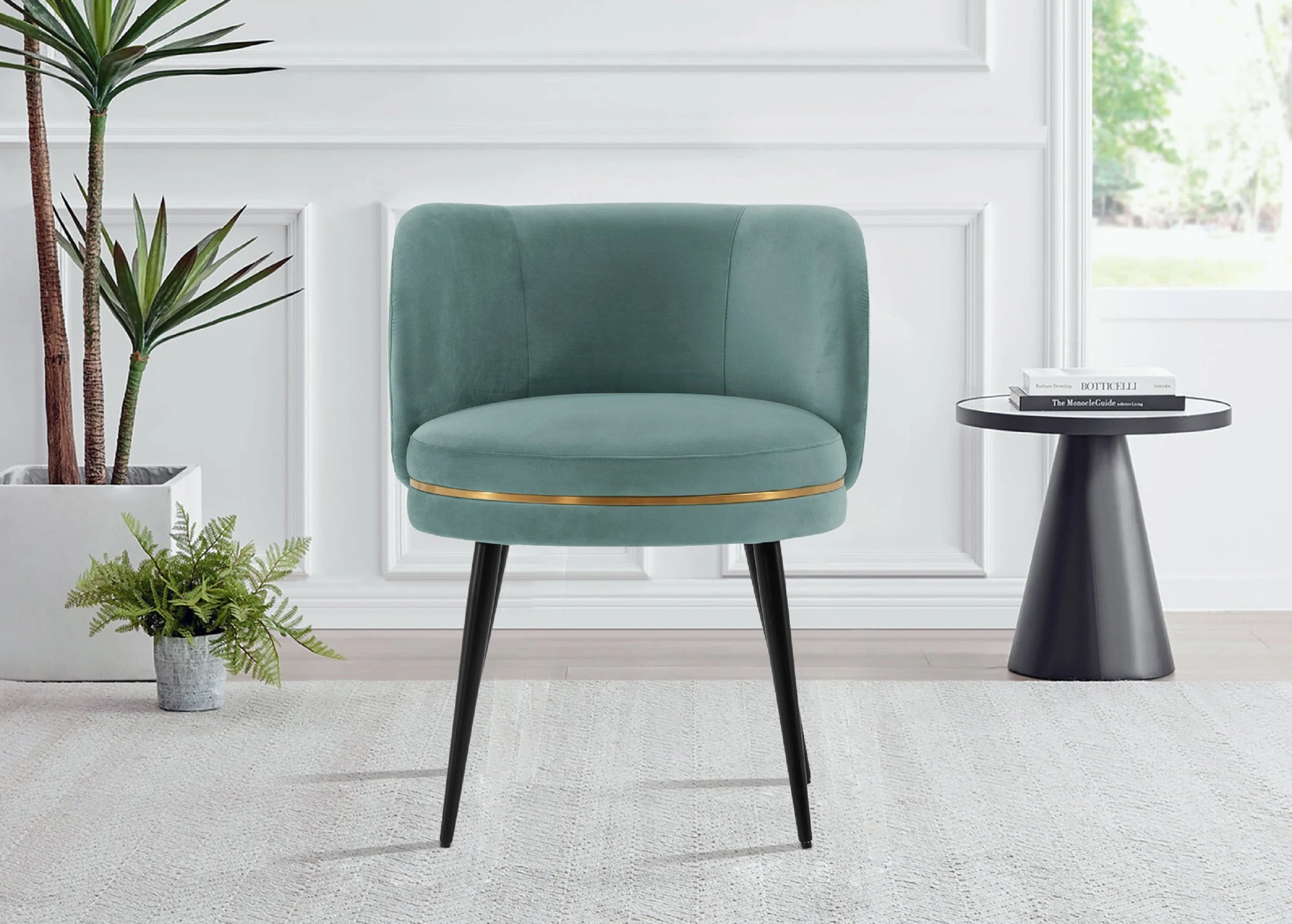 Kaya Dining Chair in Mint Green - Image 2