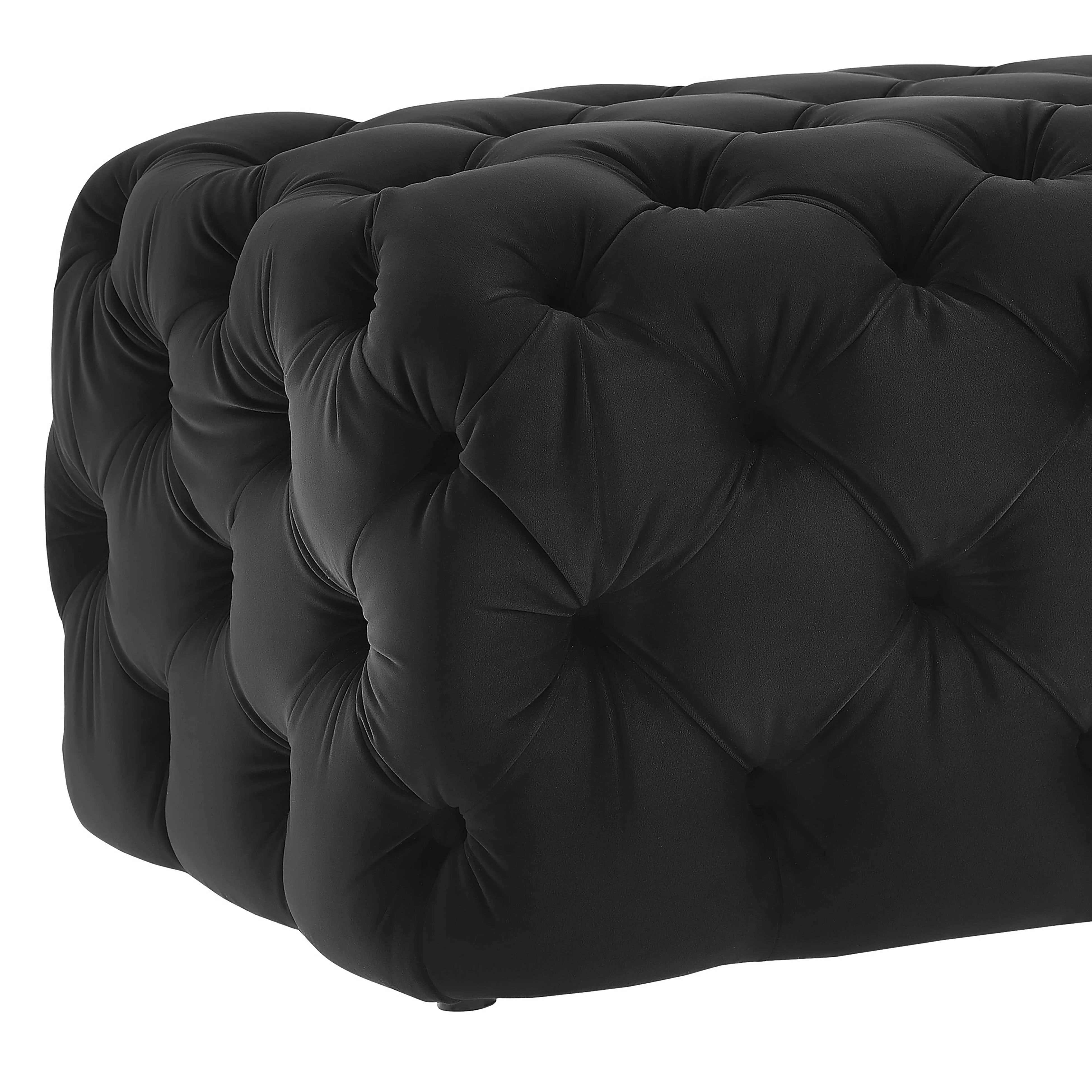 Kaylee Velvet Ottoman - Image 11