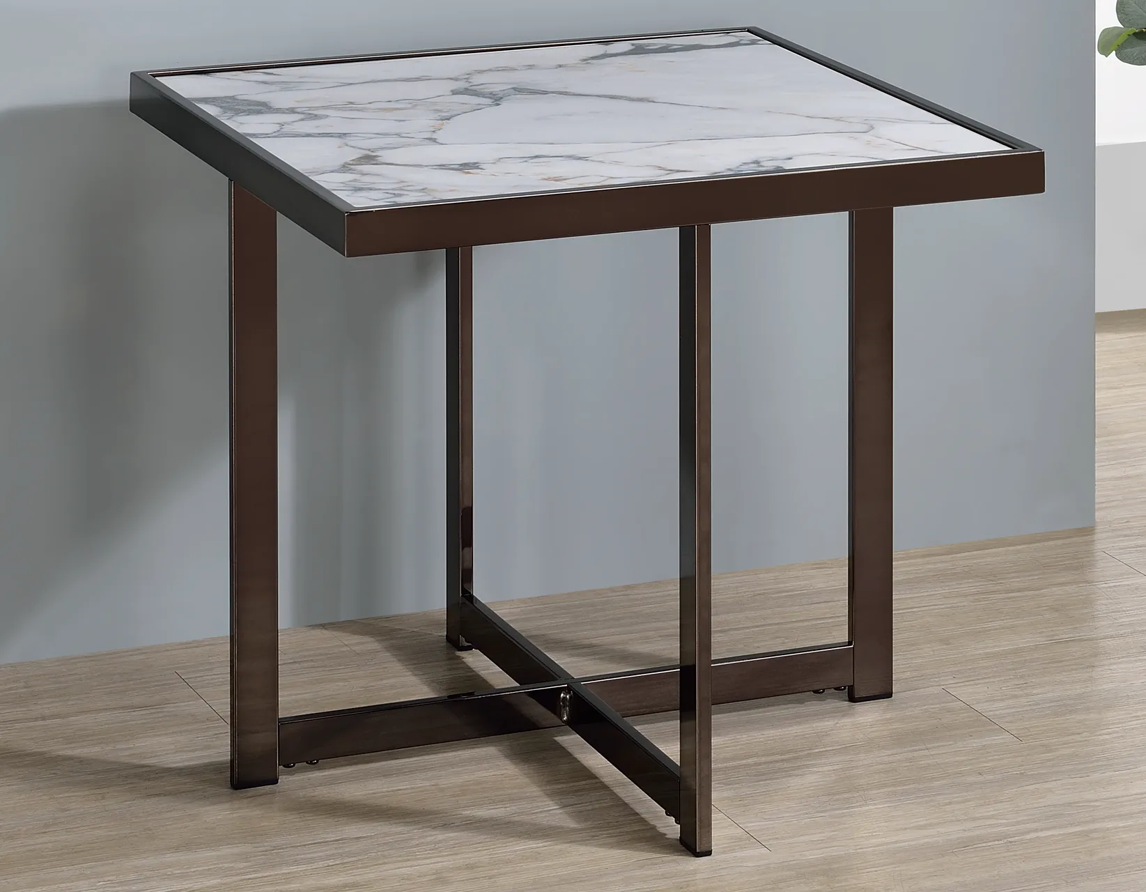 Kayley 23.25″ Sintered Stone End Table