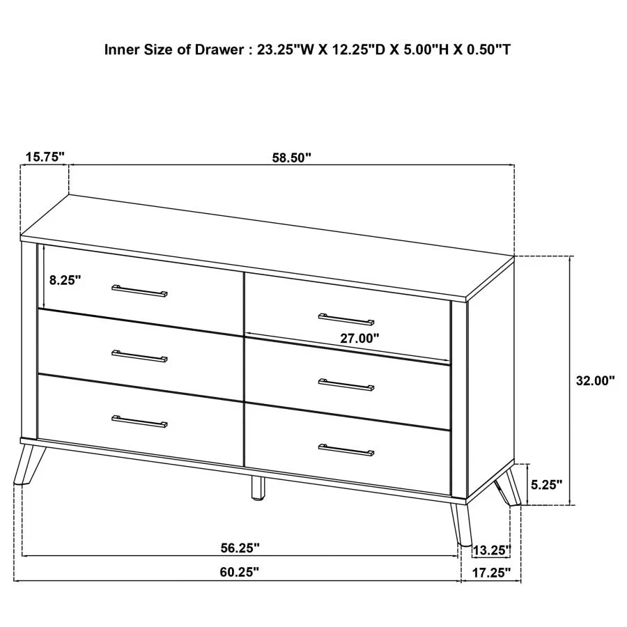 Kaywood Natural Pine 4-Piece Queen Bedroom Set - Image 17