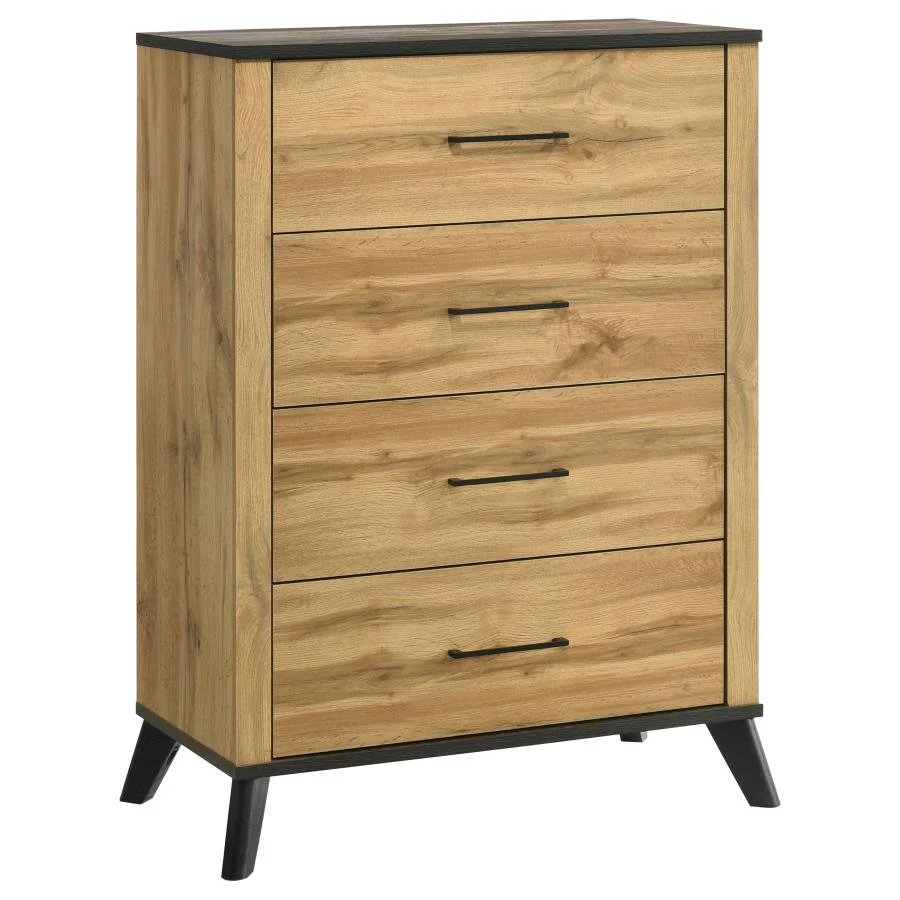 Kaywood Natural Pine 5-Piece Queen Bedroom Set - Image 11