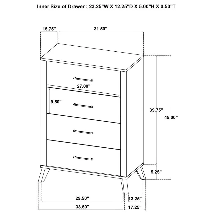 Kaywood Natural Pine 5-Piece Queen Bedroom Set - Image 17