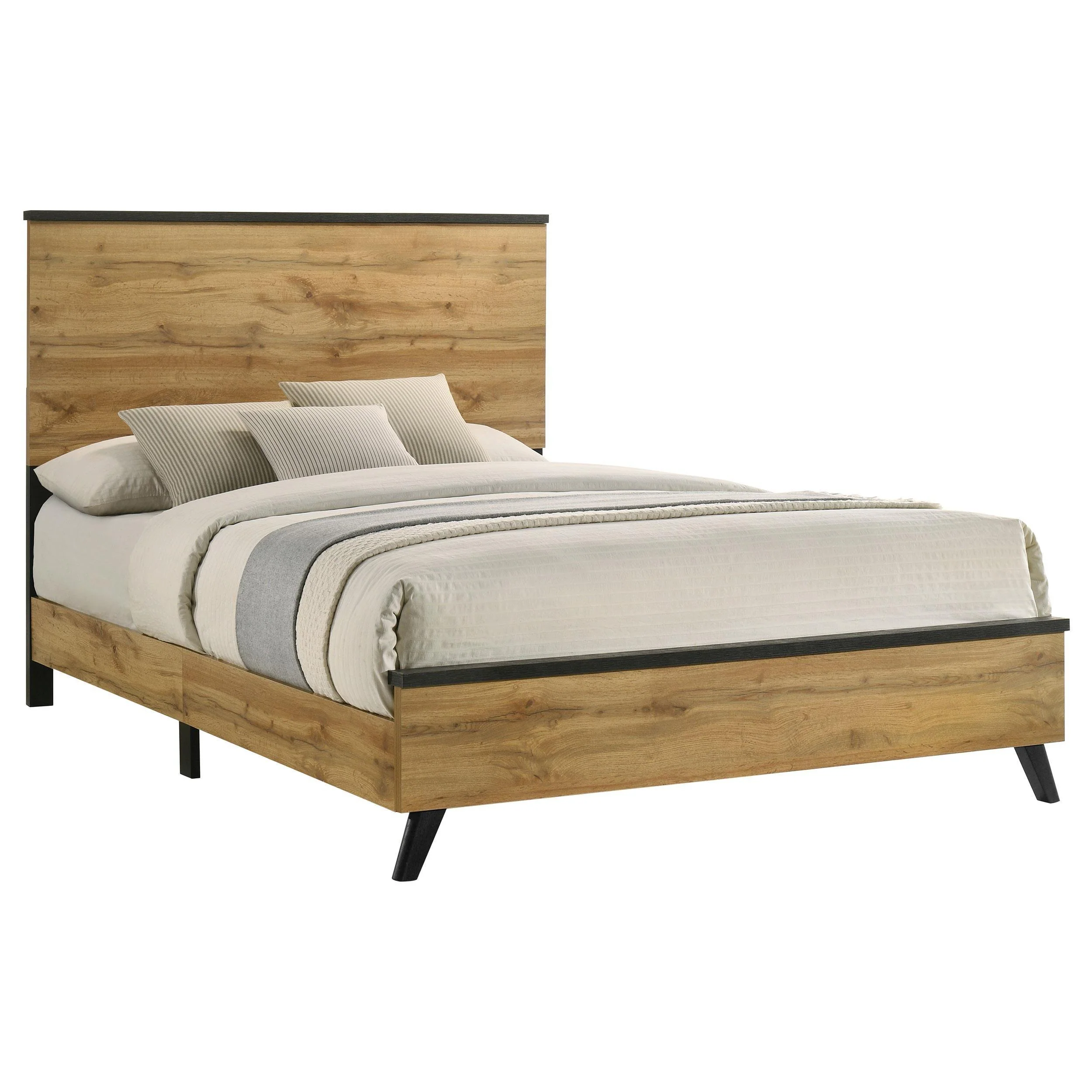 Kaywood Natural Pine 51-inch Full Panel Bed - Image 2