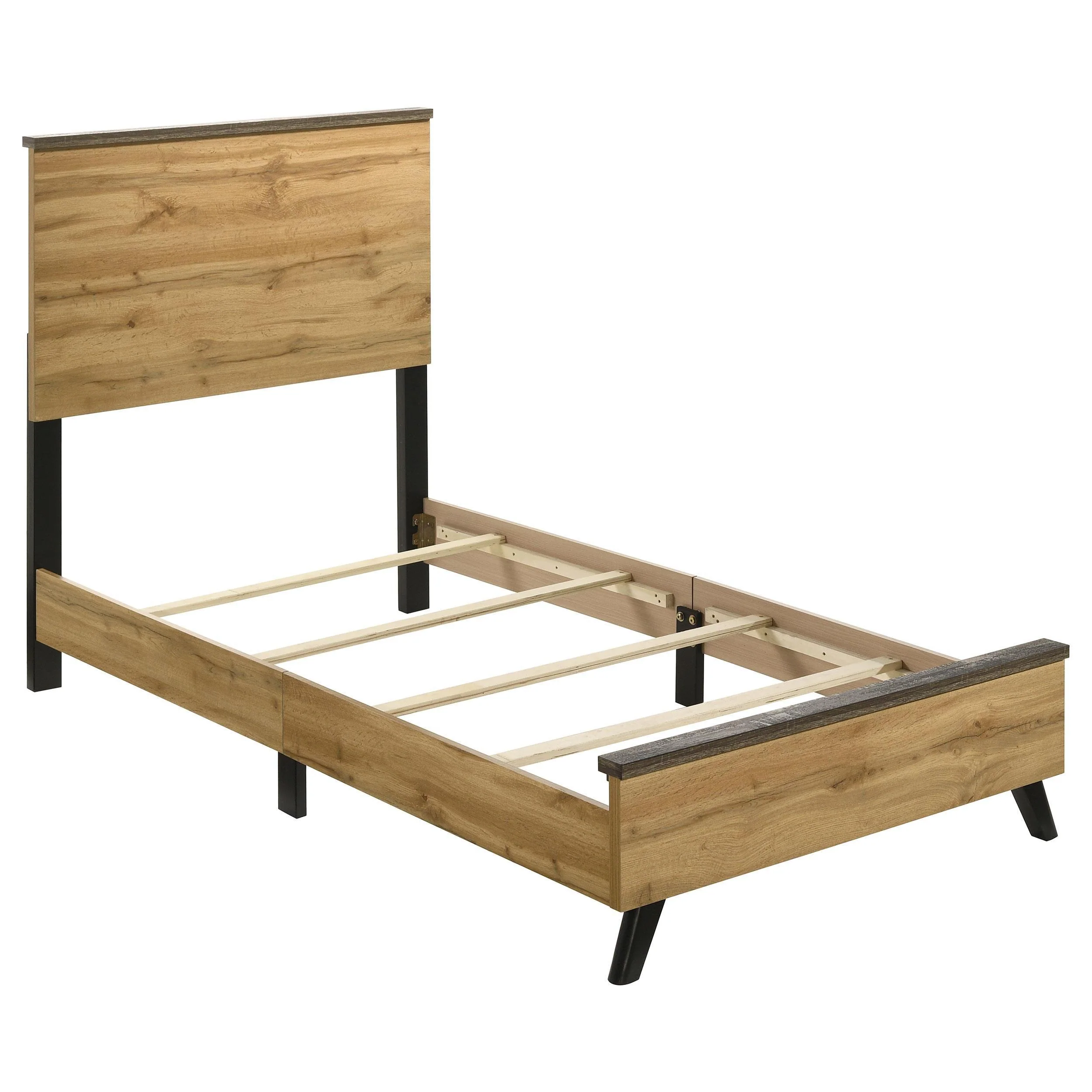 Kaywood Natural Pine 51-inch Twin Panel Bed - Image 9