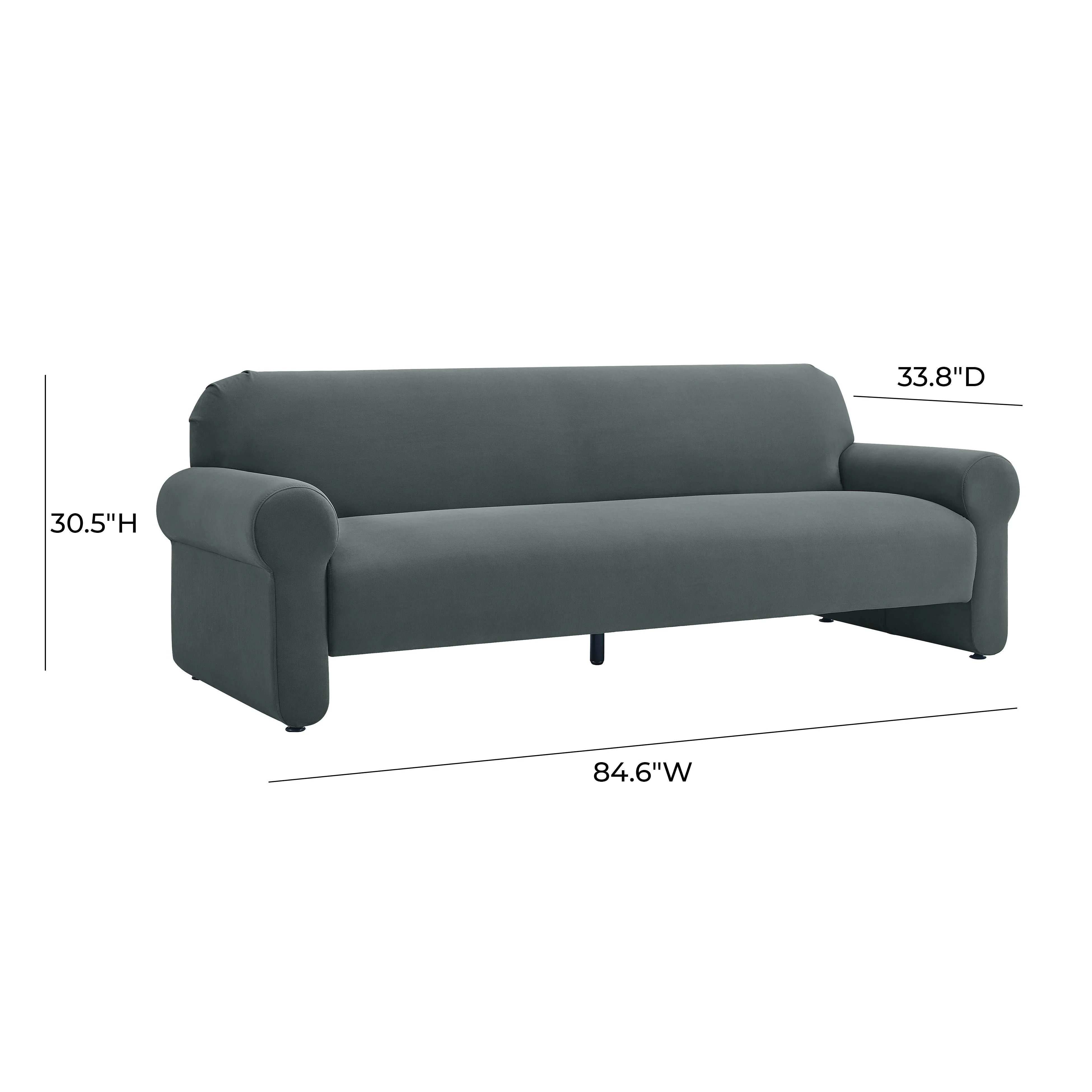 Keelee Velvet 84" Sofa - Image 6
