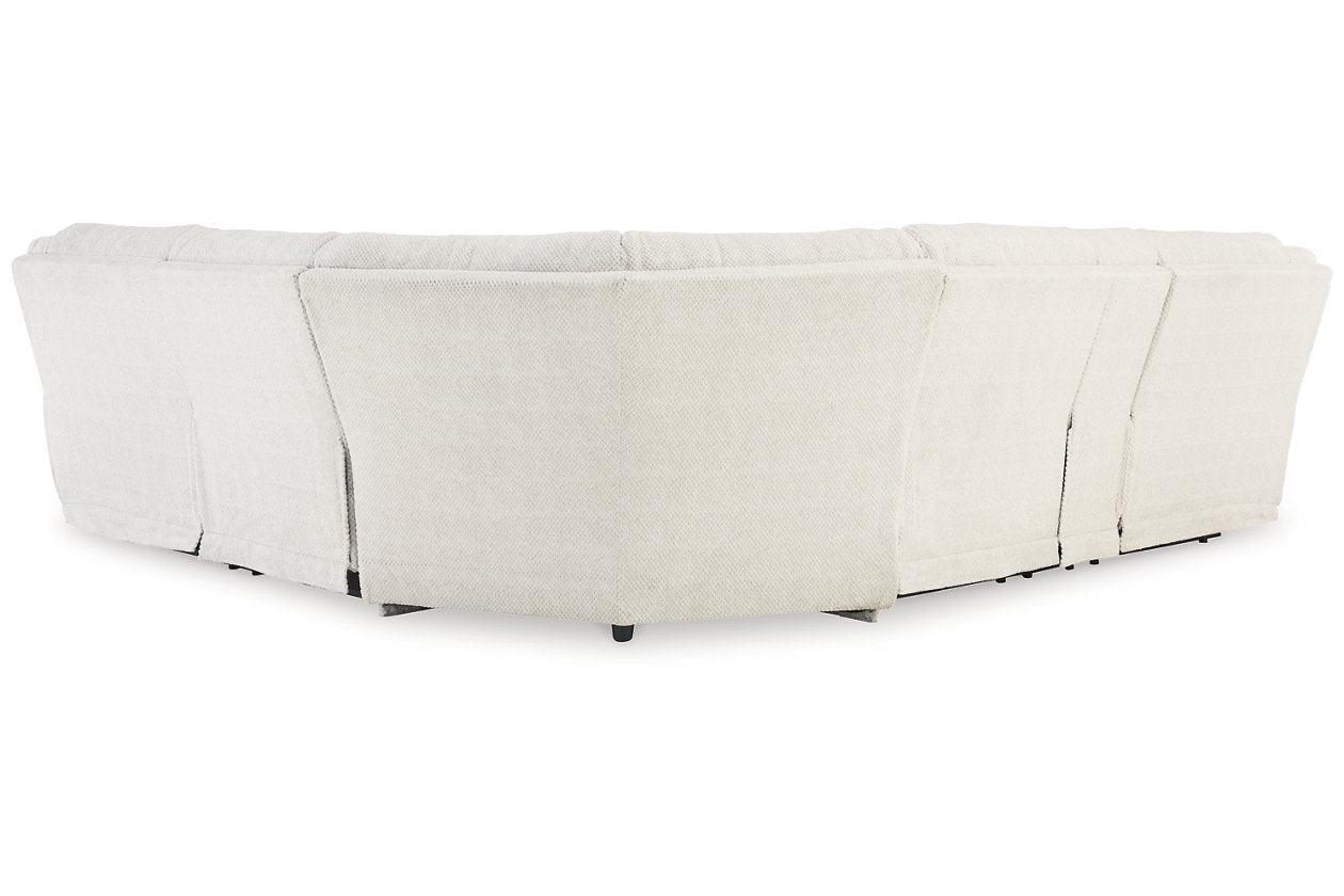 Keensburg Linen 3-Piece Power Reclining RAF Sectional - Image 2