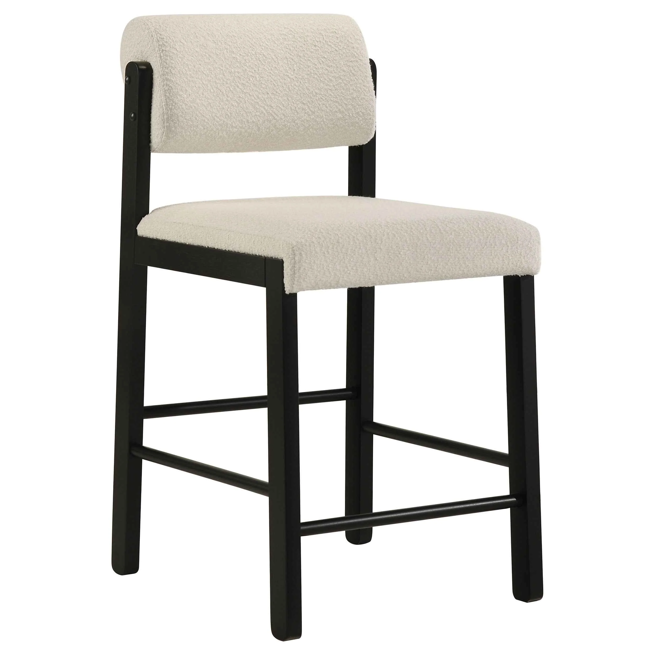 Kehoe Cream/Black Upholstered Counter Height Chair (Set of 2) - Image 3
