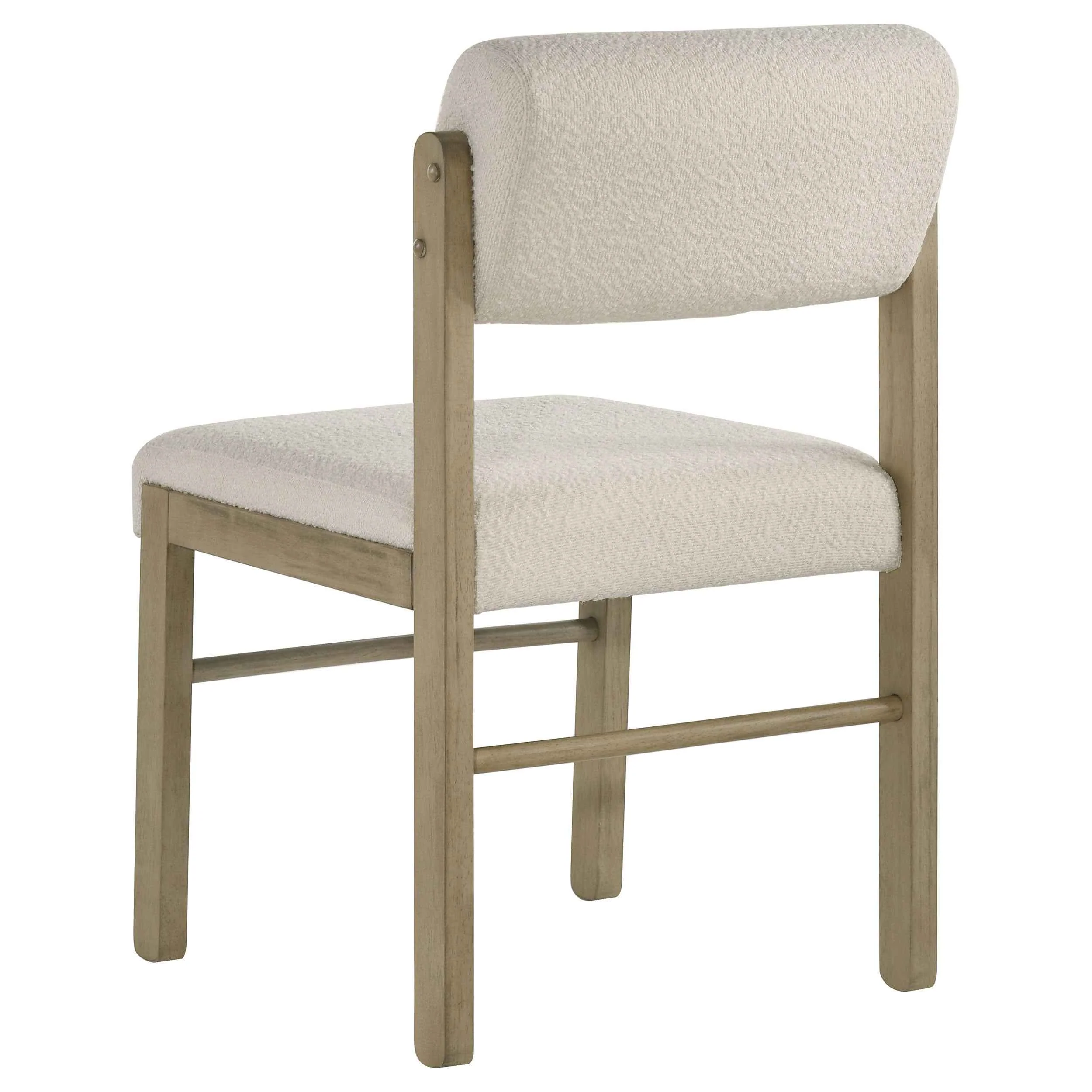 Kehoe Cream/Natural Oak Upholstered Dining Side Chair (Set of 2) - Image 7