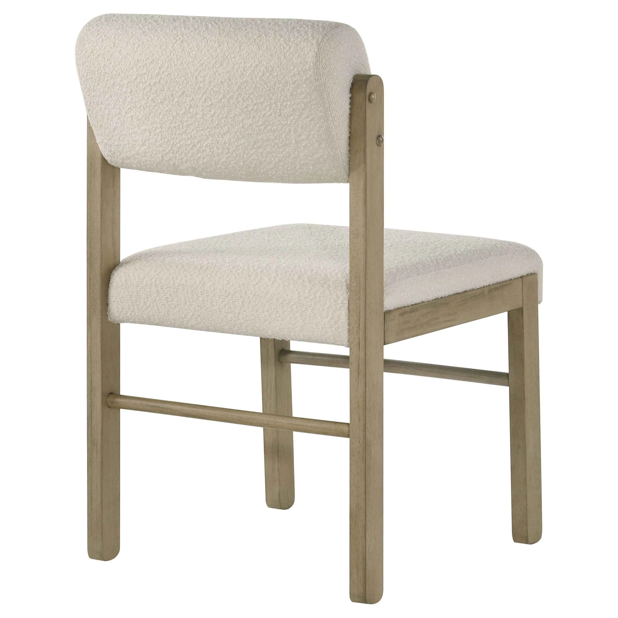 Kehoe Cream/Natural Oak Upholstered Dining Side Chair (Set of 2) - Image 8