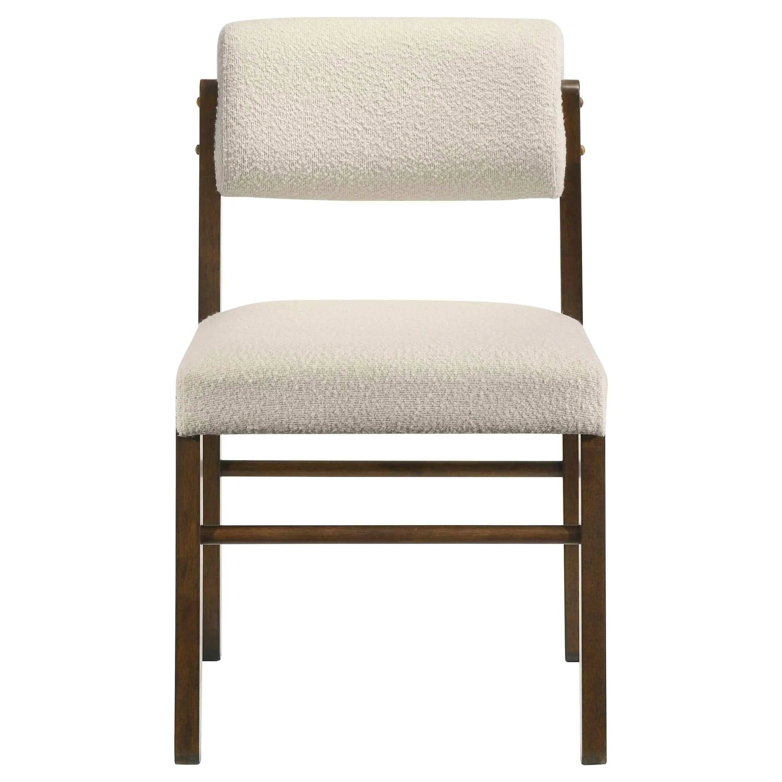 Kehoe Cream/Walnut Upholstered Dining Side Chair (Set of 2) - Image 4
