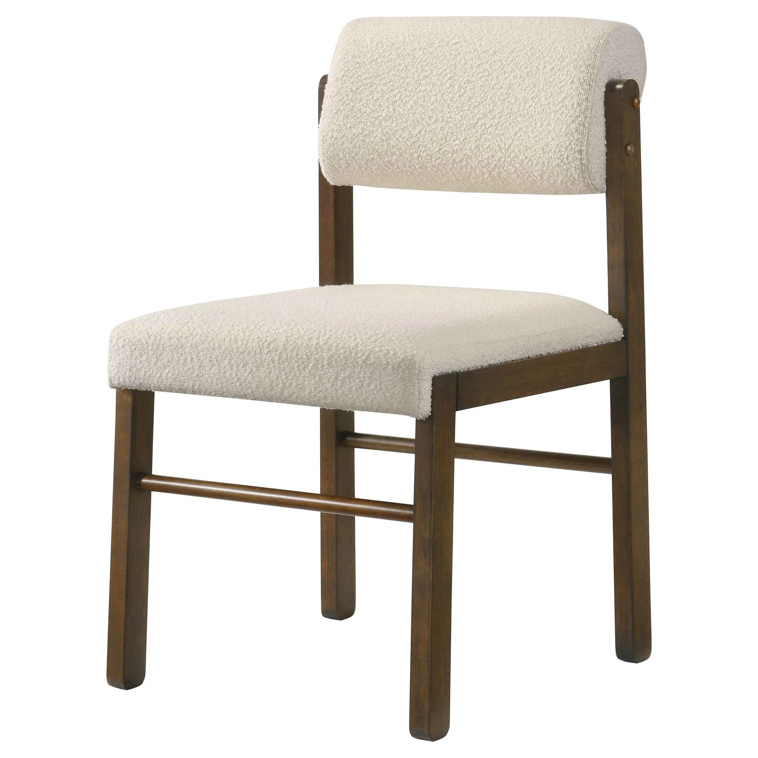 Kehoe Cream/Walnut Upholstered Dining Side Chair (Set of 2) - Image 5