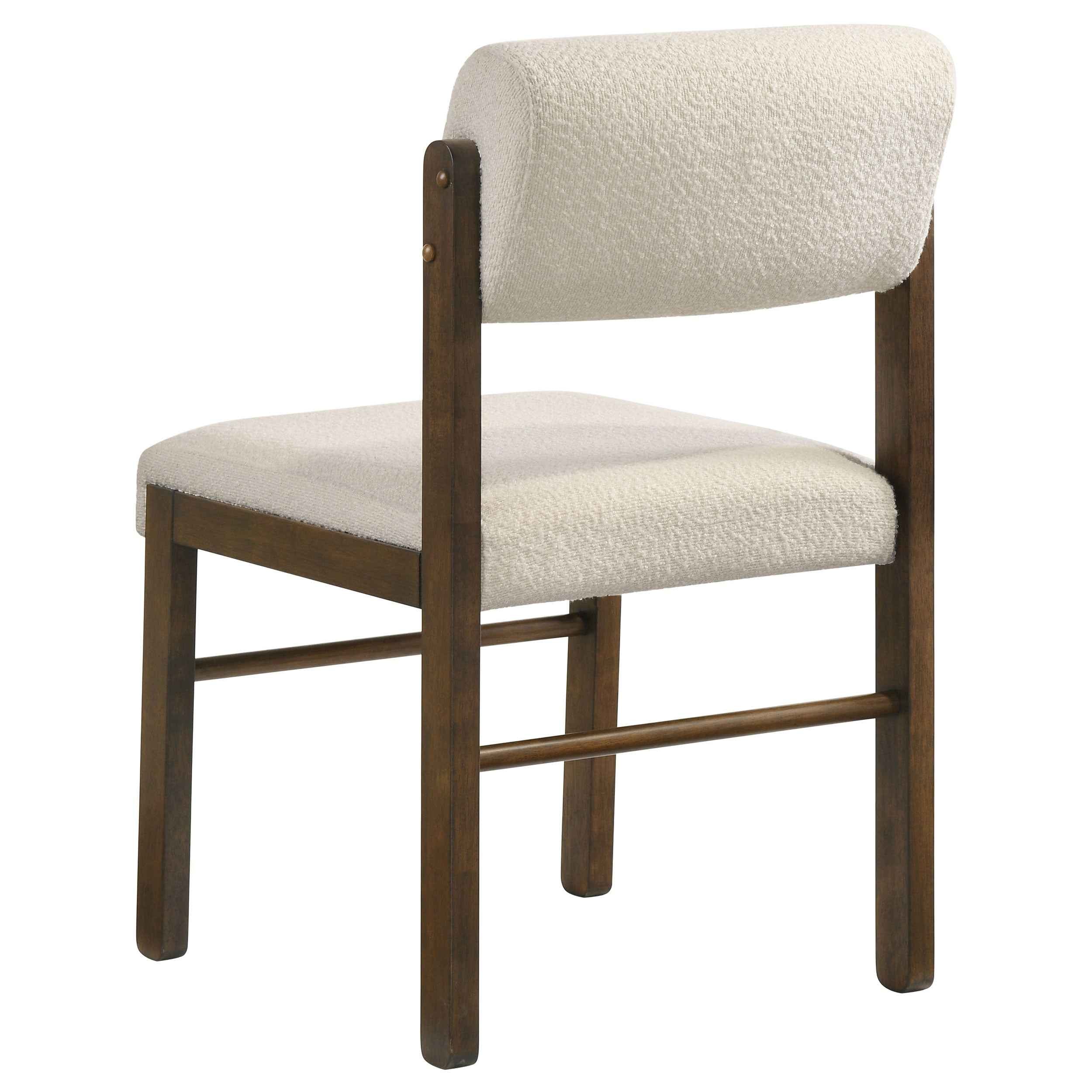 Kehoe Cream/Walnut Upholstered Dining Side Chair (Set of 2) - Image 7